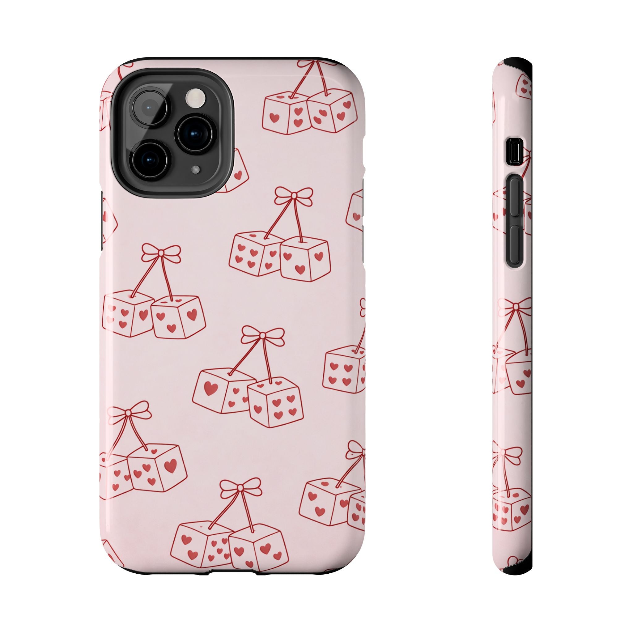 Red & Pink Heart Di Phone Case
