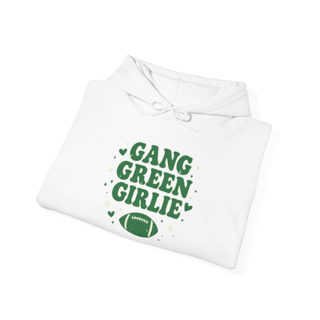 Gang Green Girlie Football Hoodie — Women's Football Fan Pullover