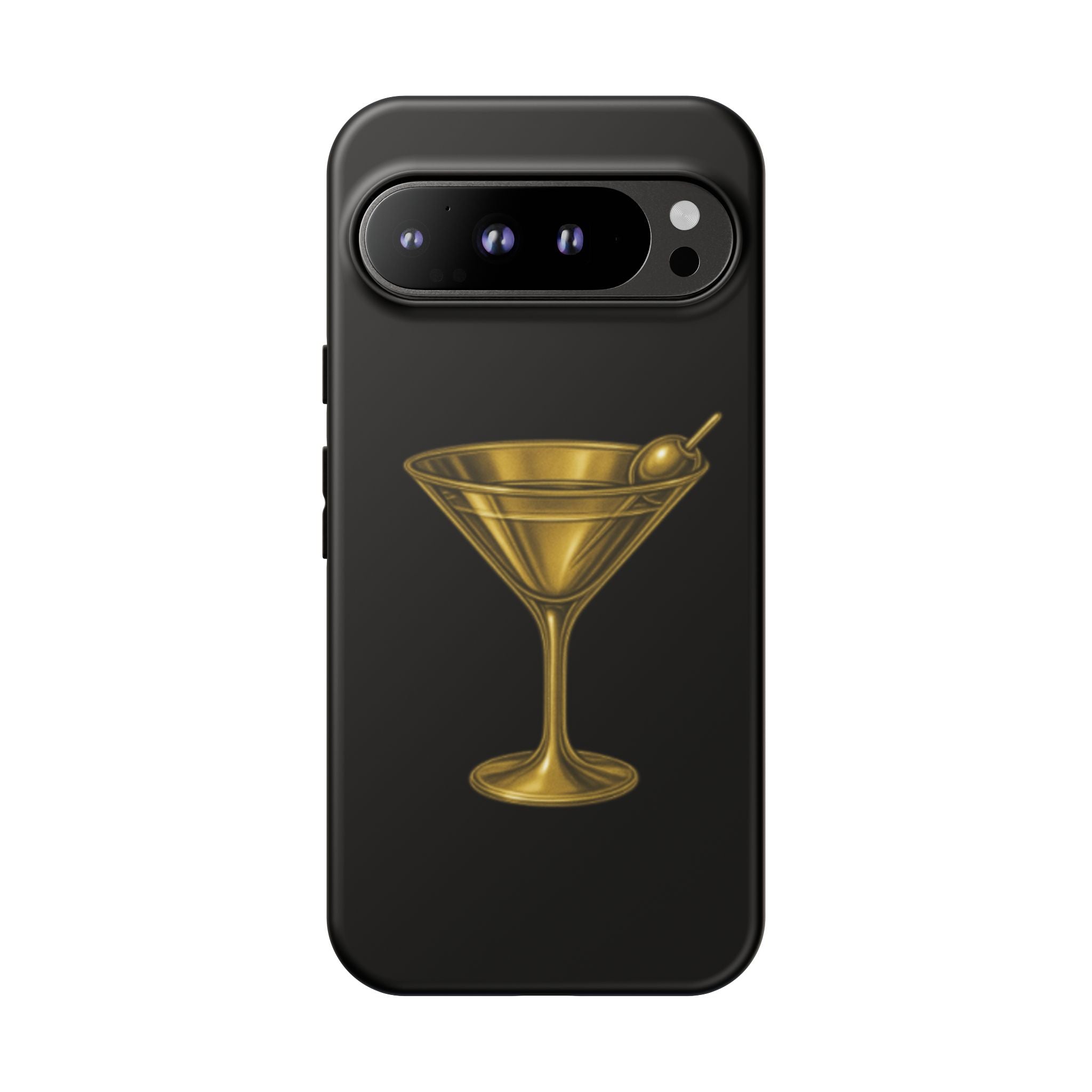 Gold Martini Tough Case Black
