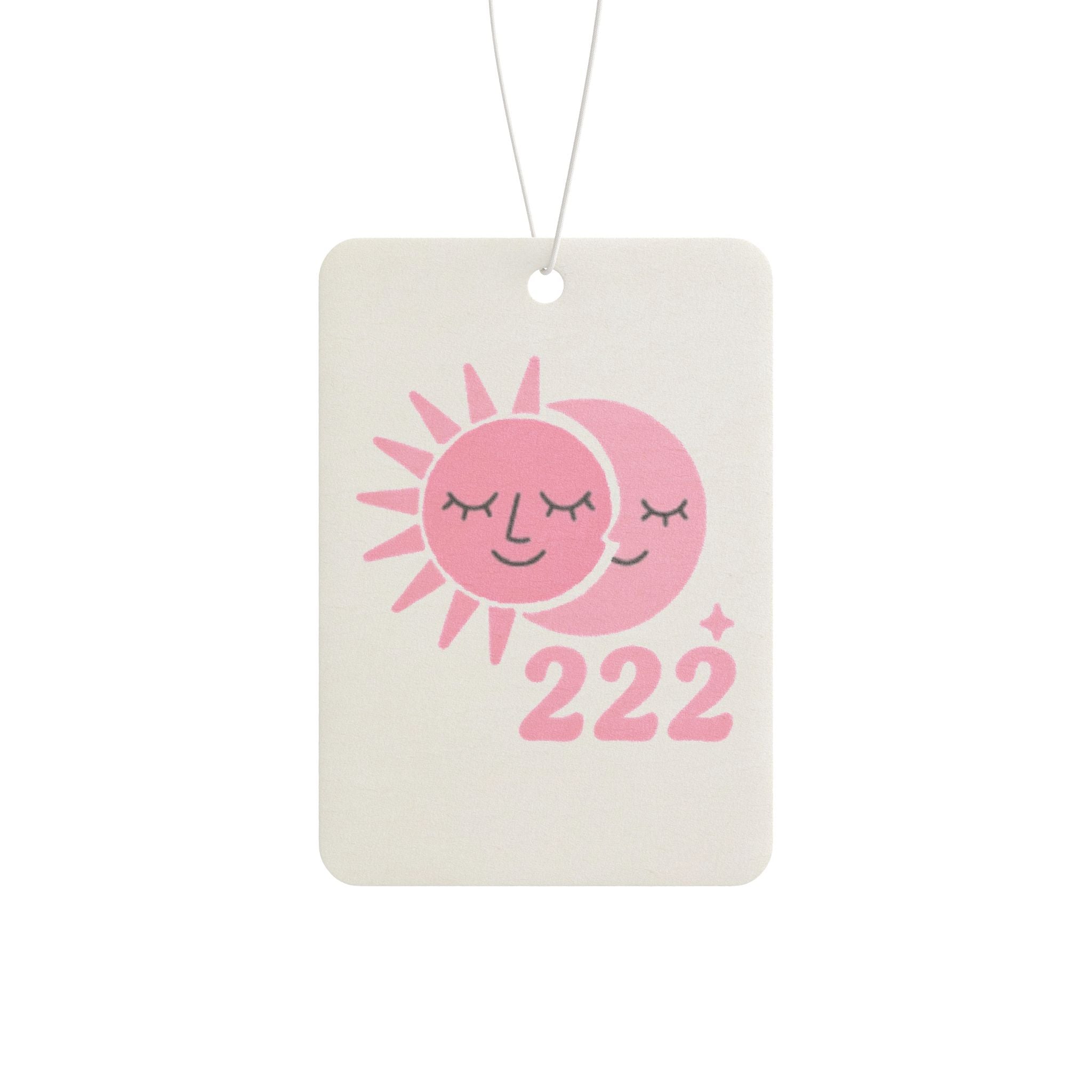 Car Air Freshener — Pink Sun & Moon 222