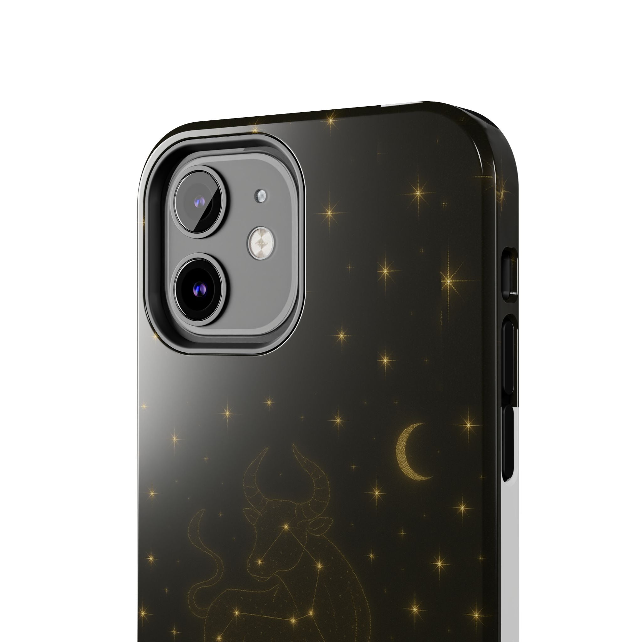 Taurus Constellation Tough Phone Case — Gold Zodiac Bull Phone Case