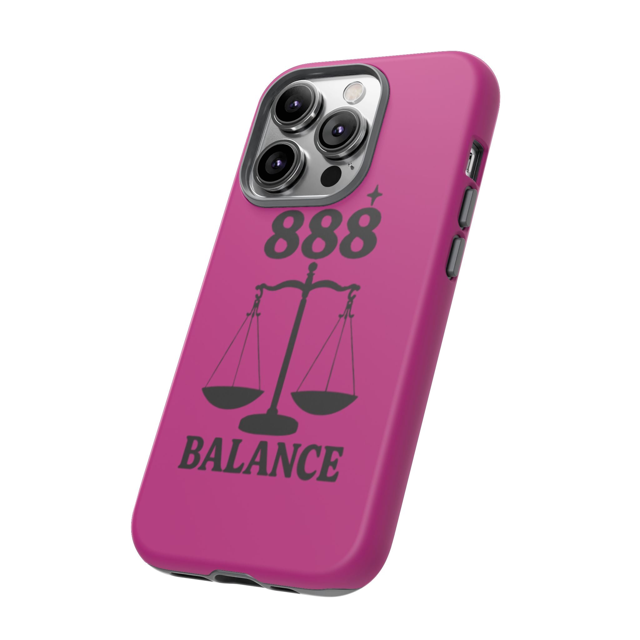 Black & Pink 888 Balance Phone Case