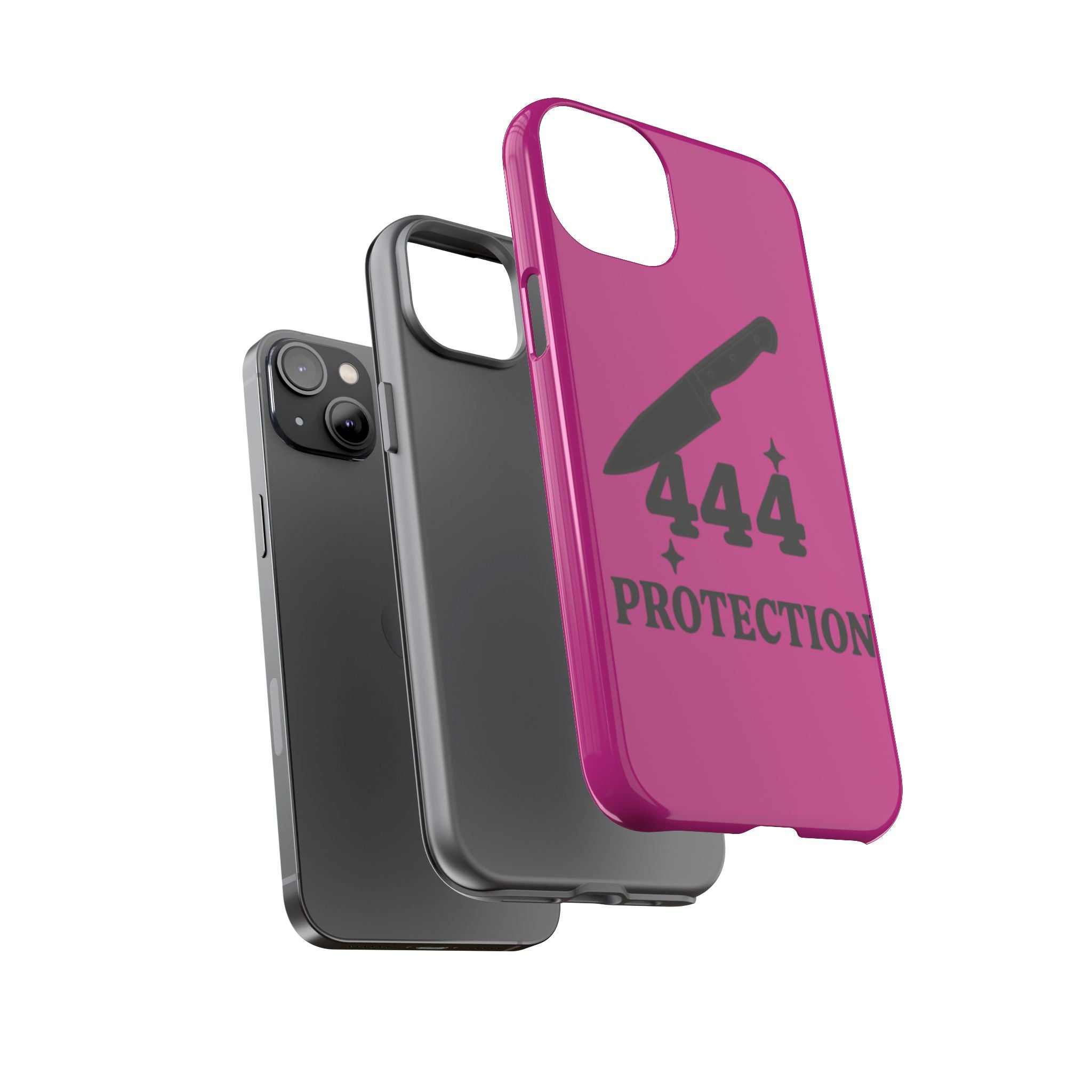 Black & Pink 444 Protection Phone Case