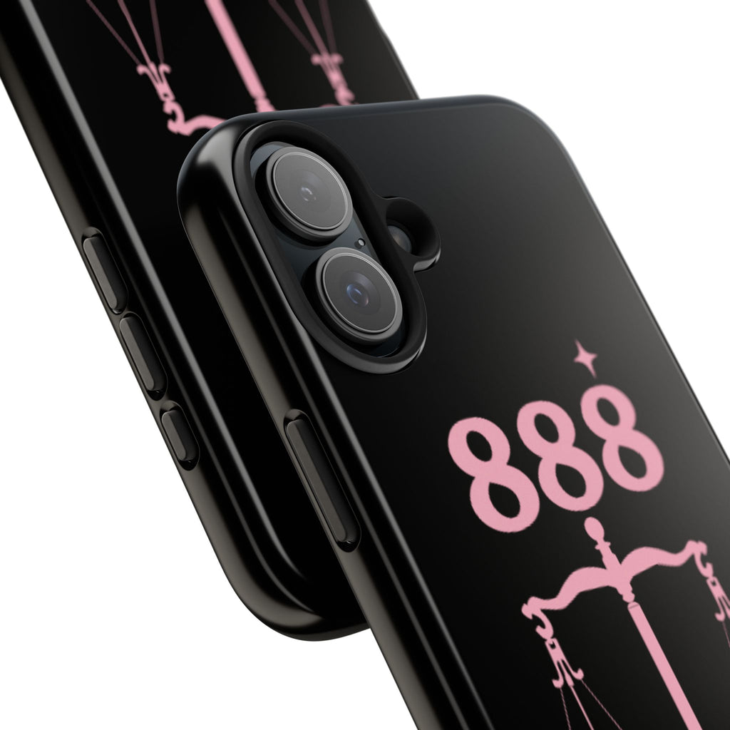 Black & Pink 888 Phone Case
