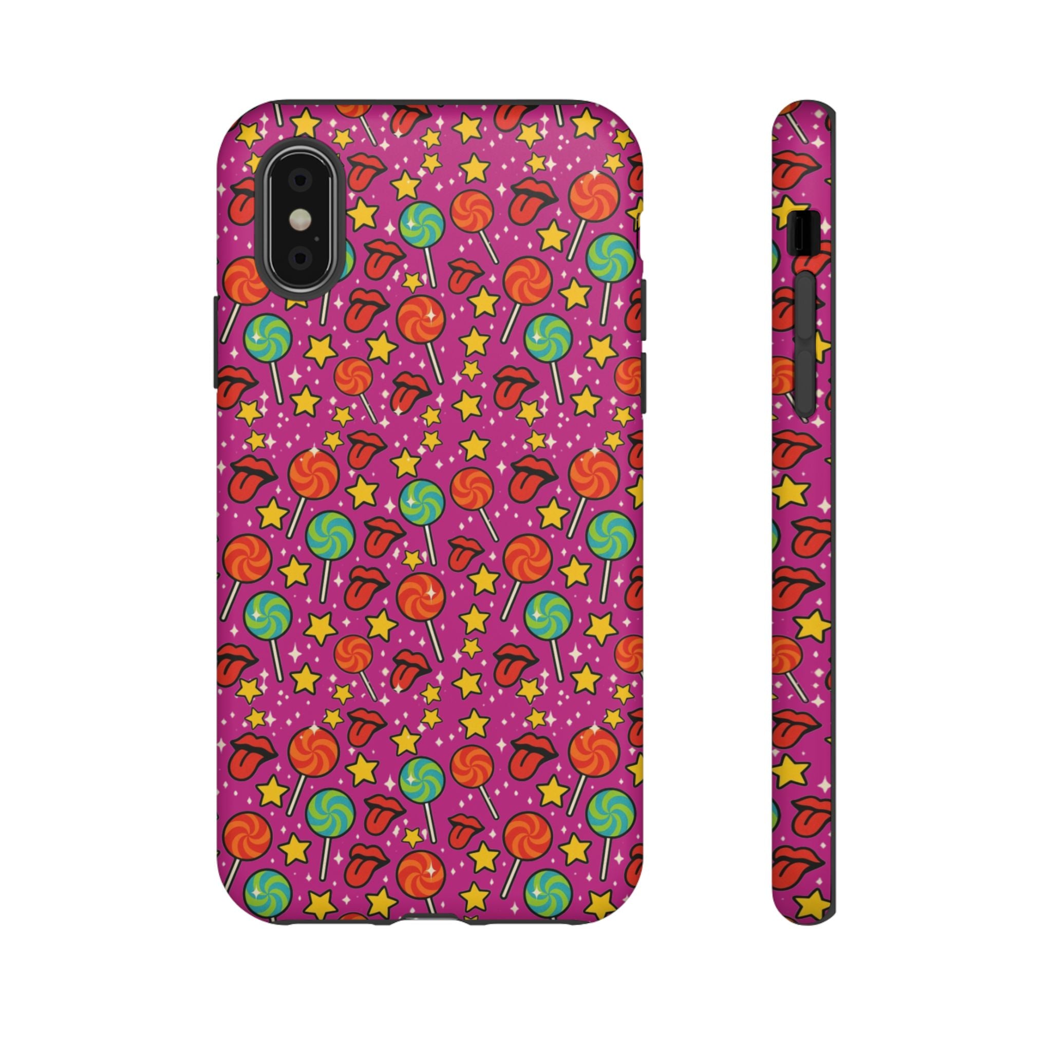 Lollipops & Lips Retro Phone Cases