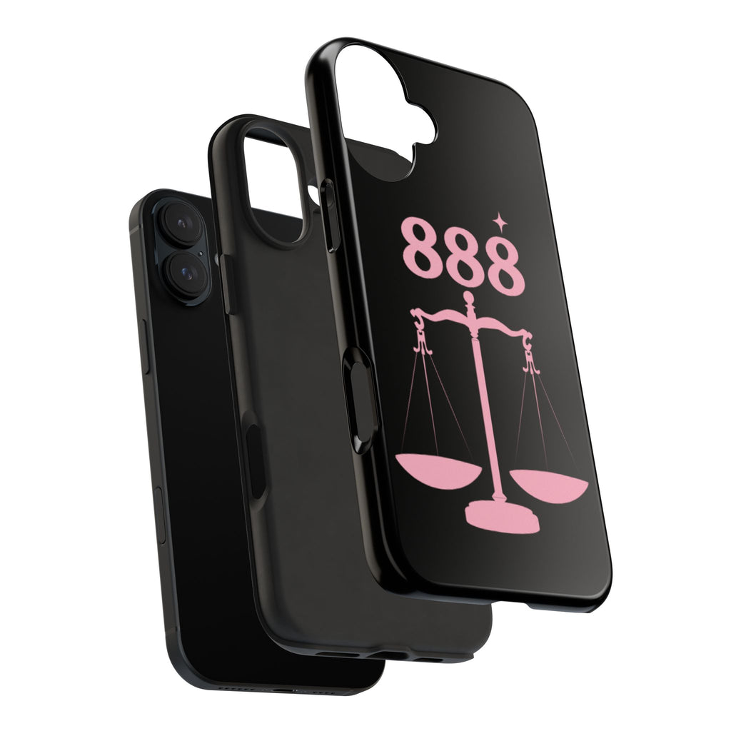 Black & Pink 888 Phone Case