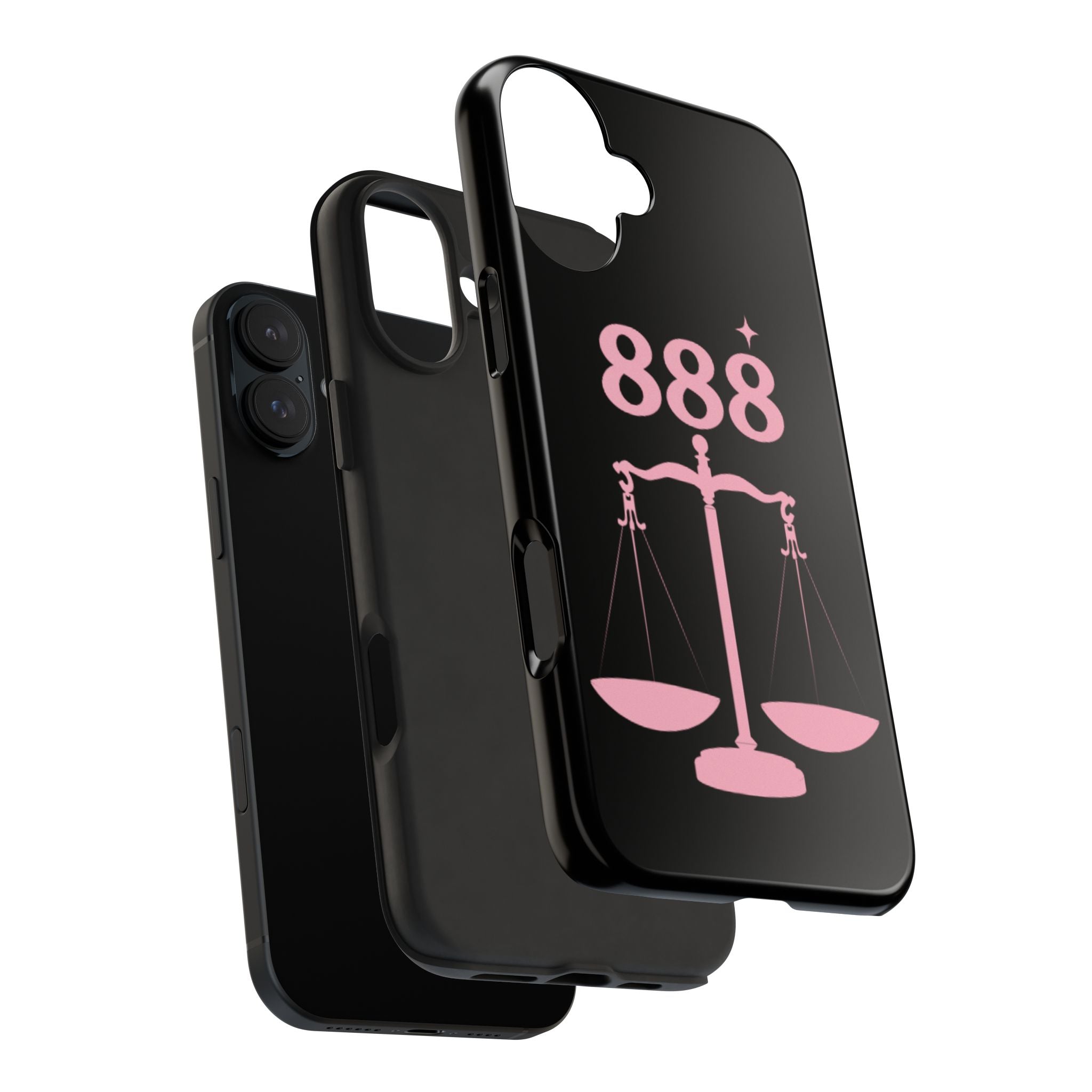 Black & Pink 888 Phone Case