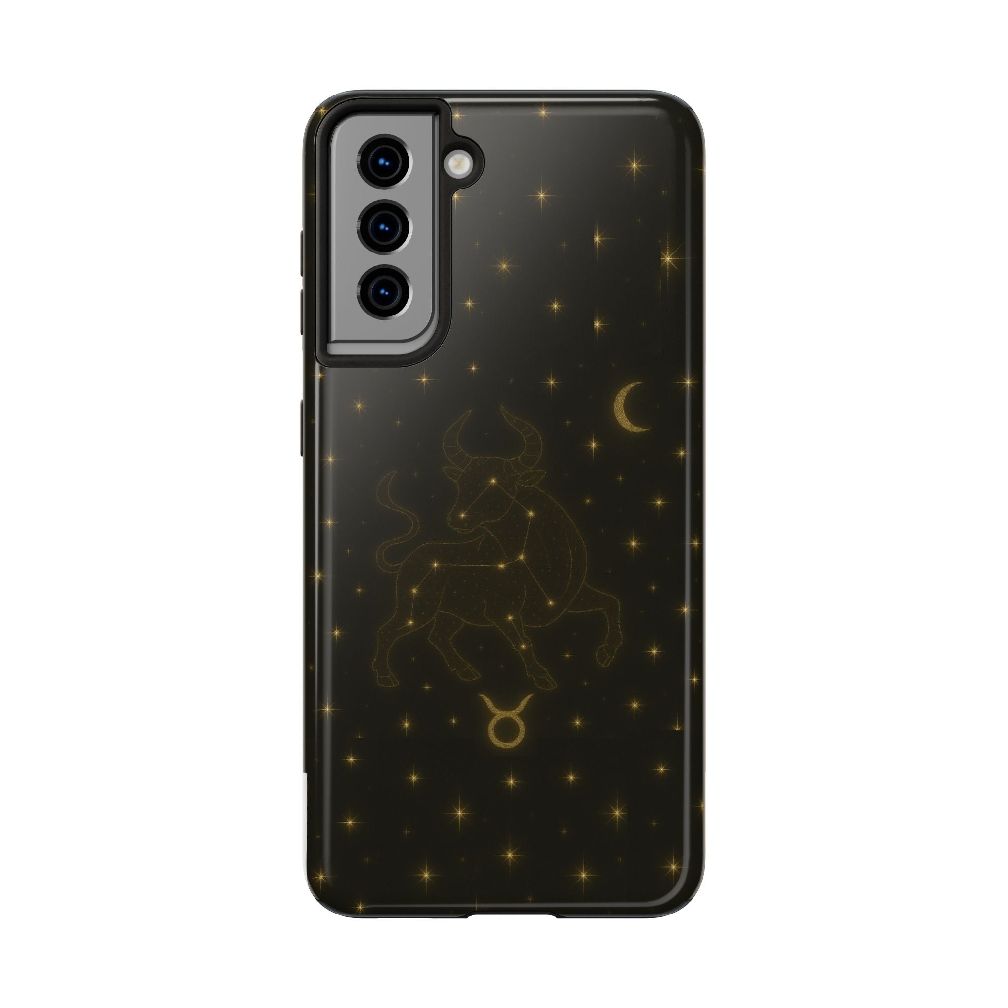 Taurus Constellation Tough Phone Case — Gold Zodiac Bull Phone Case