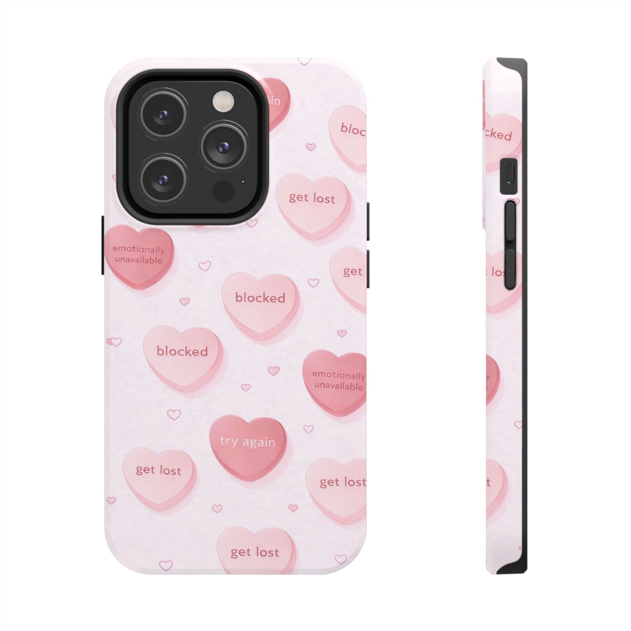 Non-Conversation Hearts Phone Case