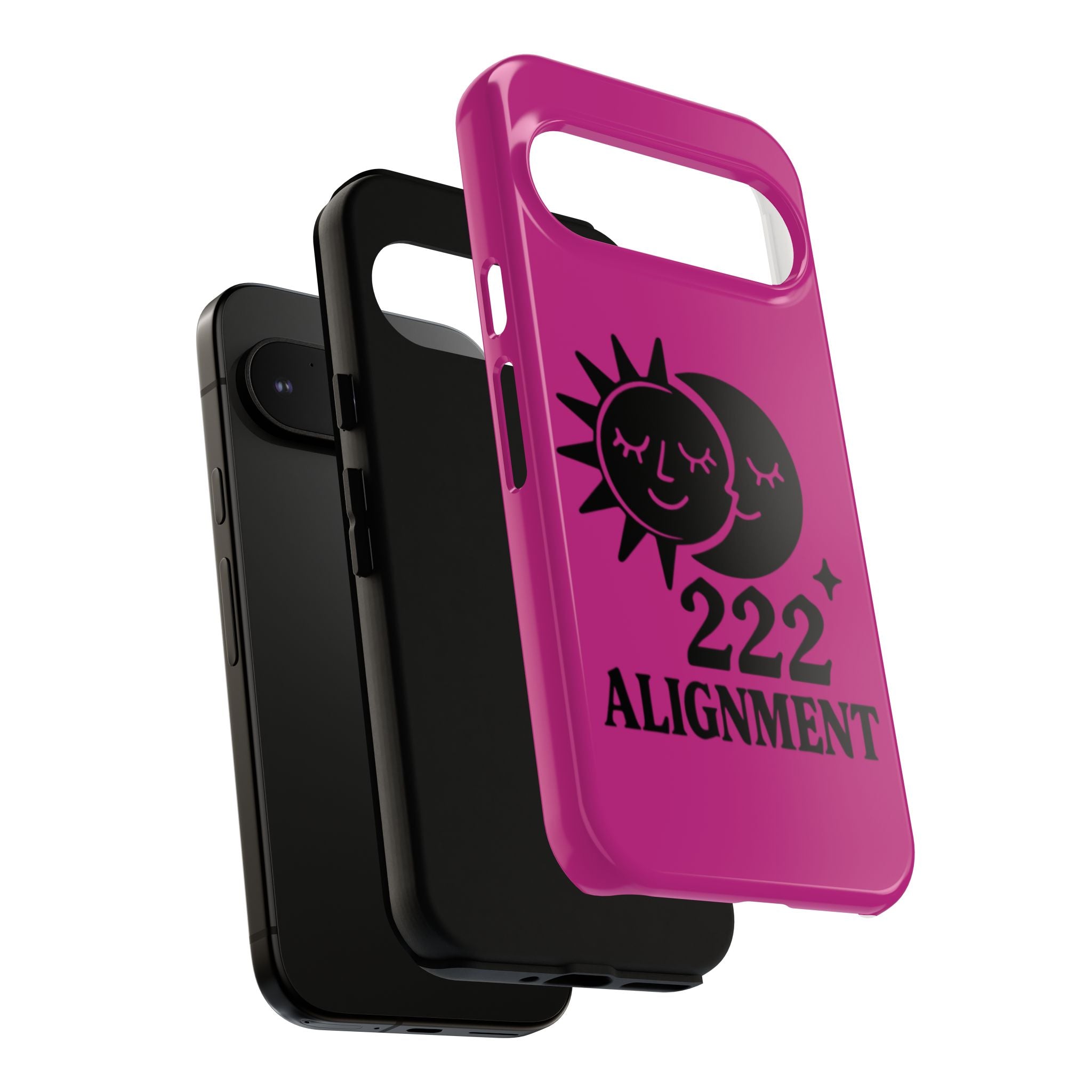 Black & Pink 222 Alignment Phone Case