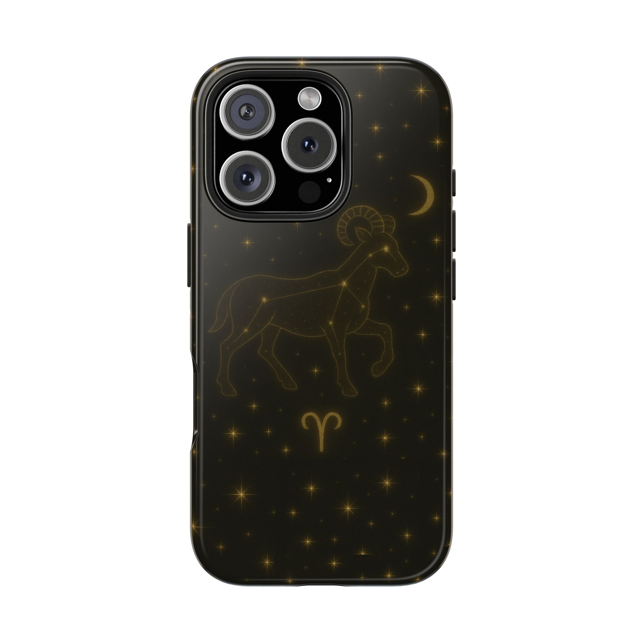 Aries Constellation Tough Phone Case — Zodiac Ram Star Map Design