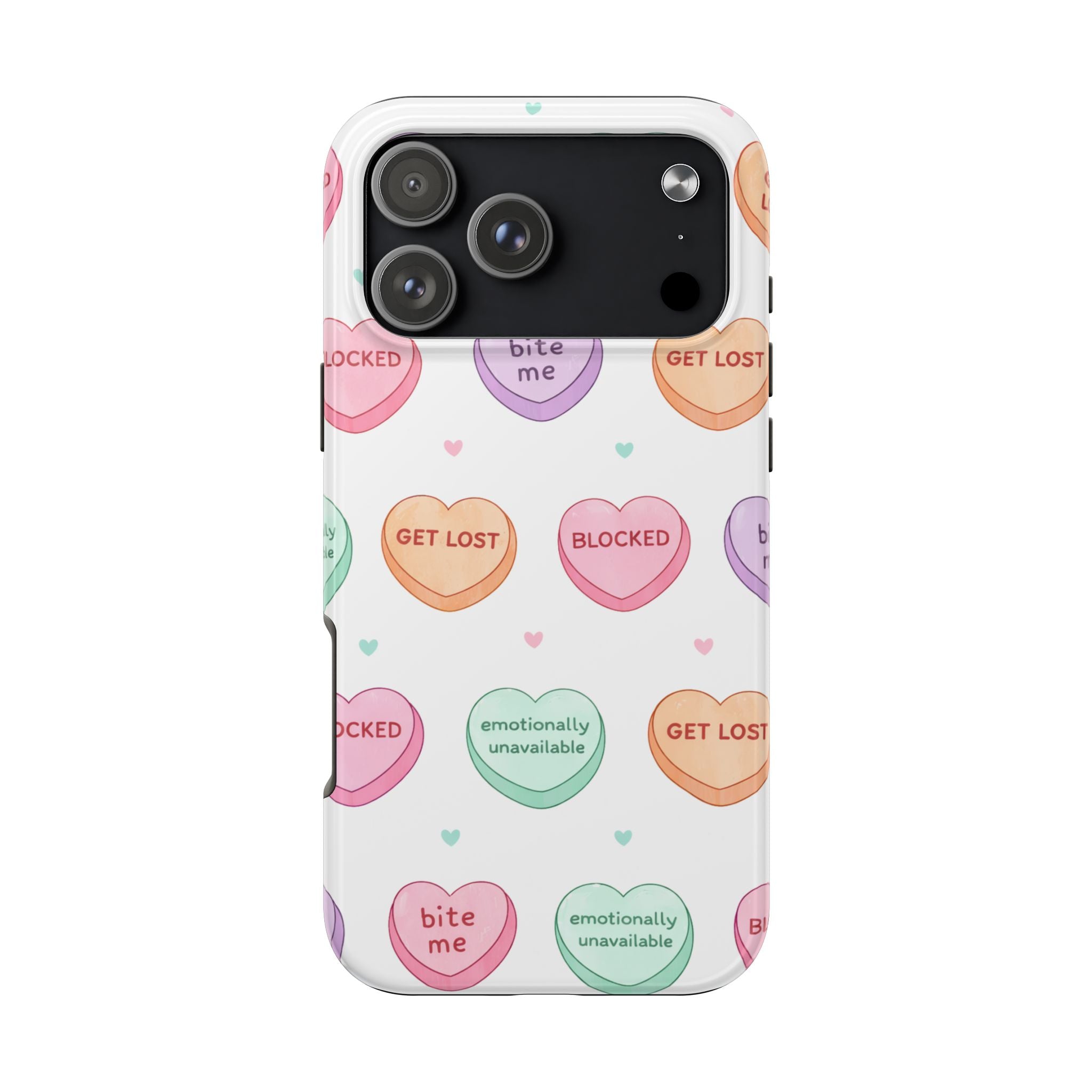 Candy Hearts Phone Case
