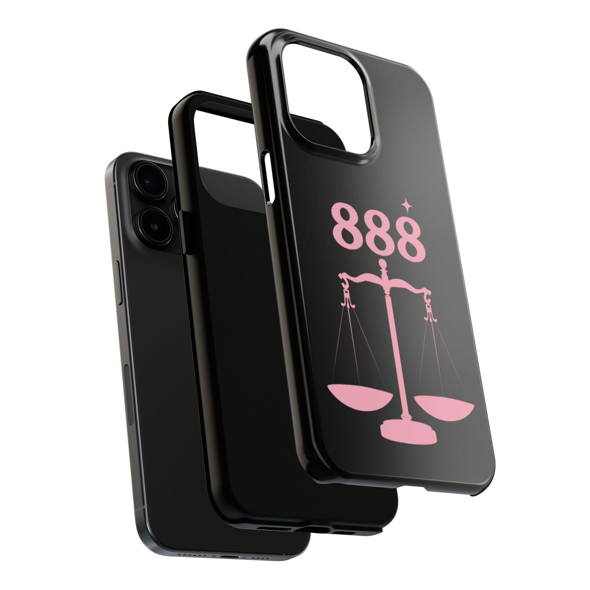 Black & Pink 888 Phone Case