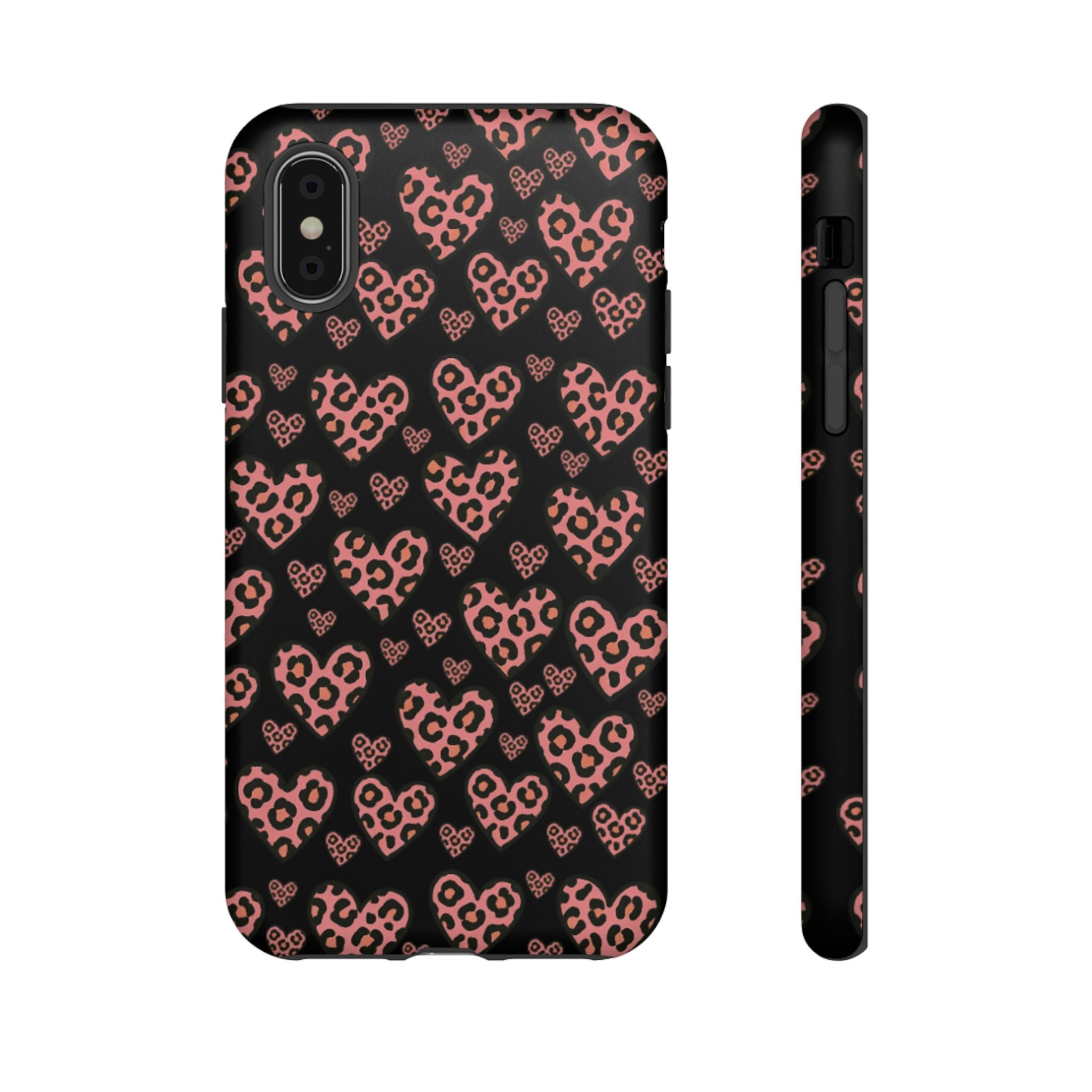 Leopard Heart Phone Case