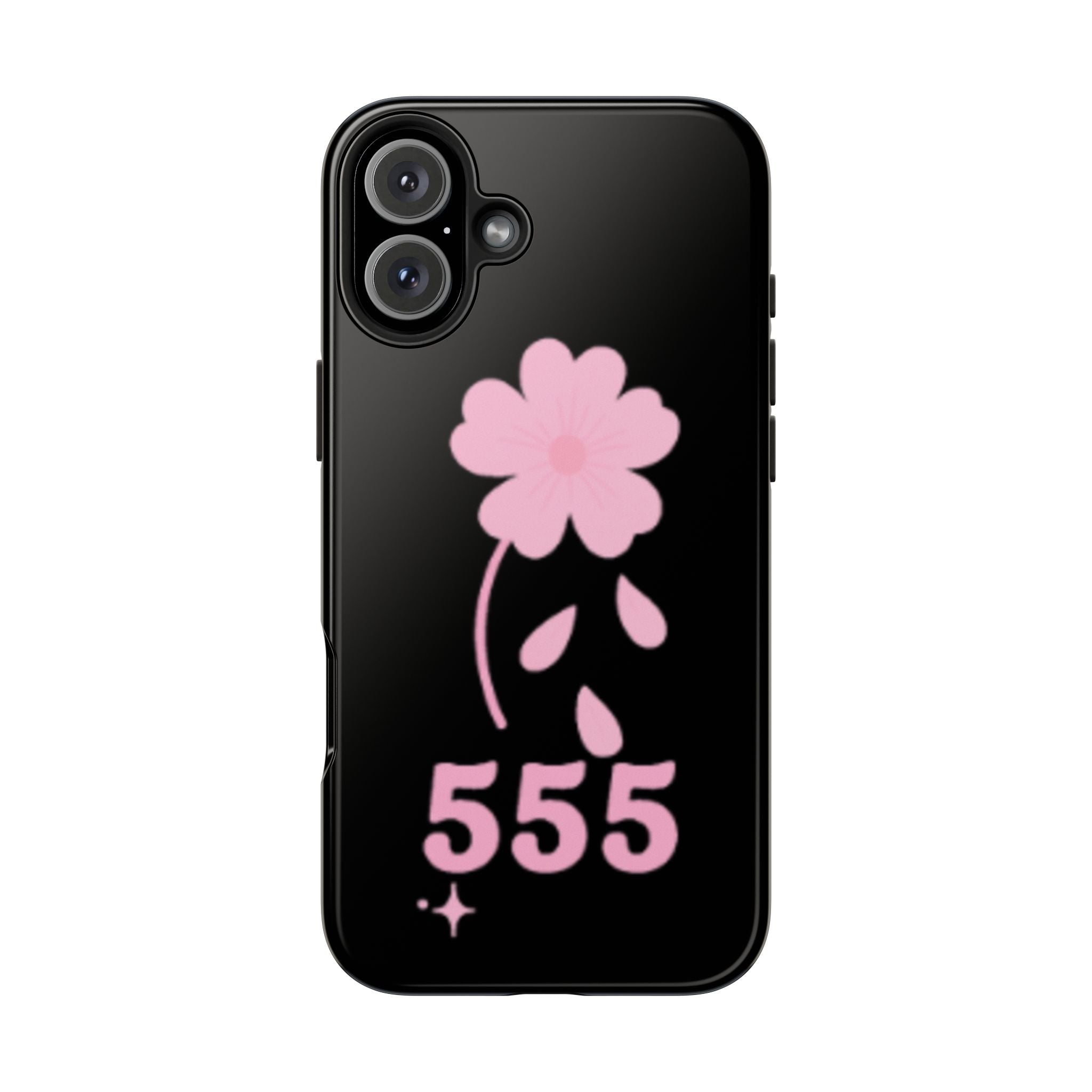 Black & Pink 555 Phone Case