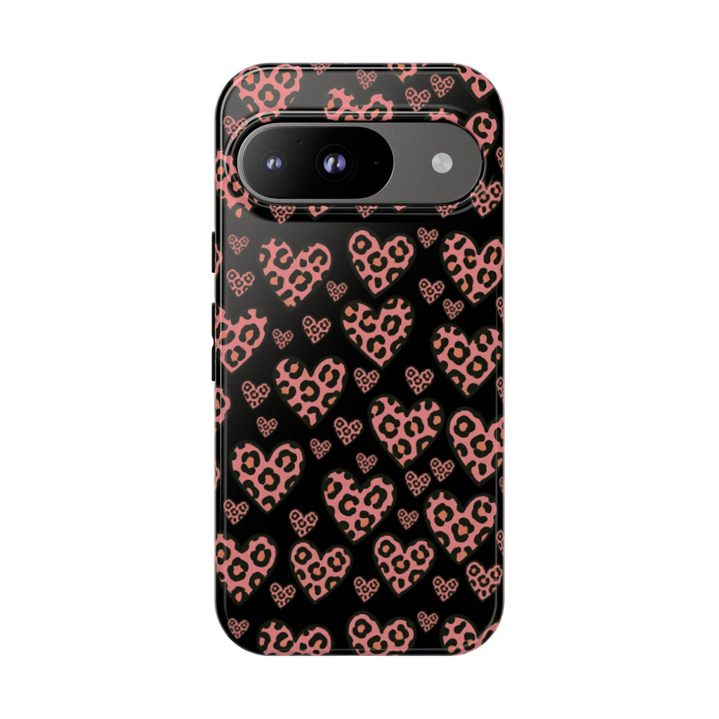 Leopard Heart Phone Case
