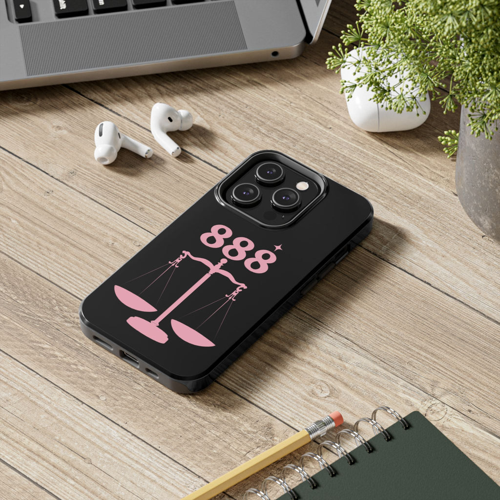 Black & Pink 888 Phone Case