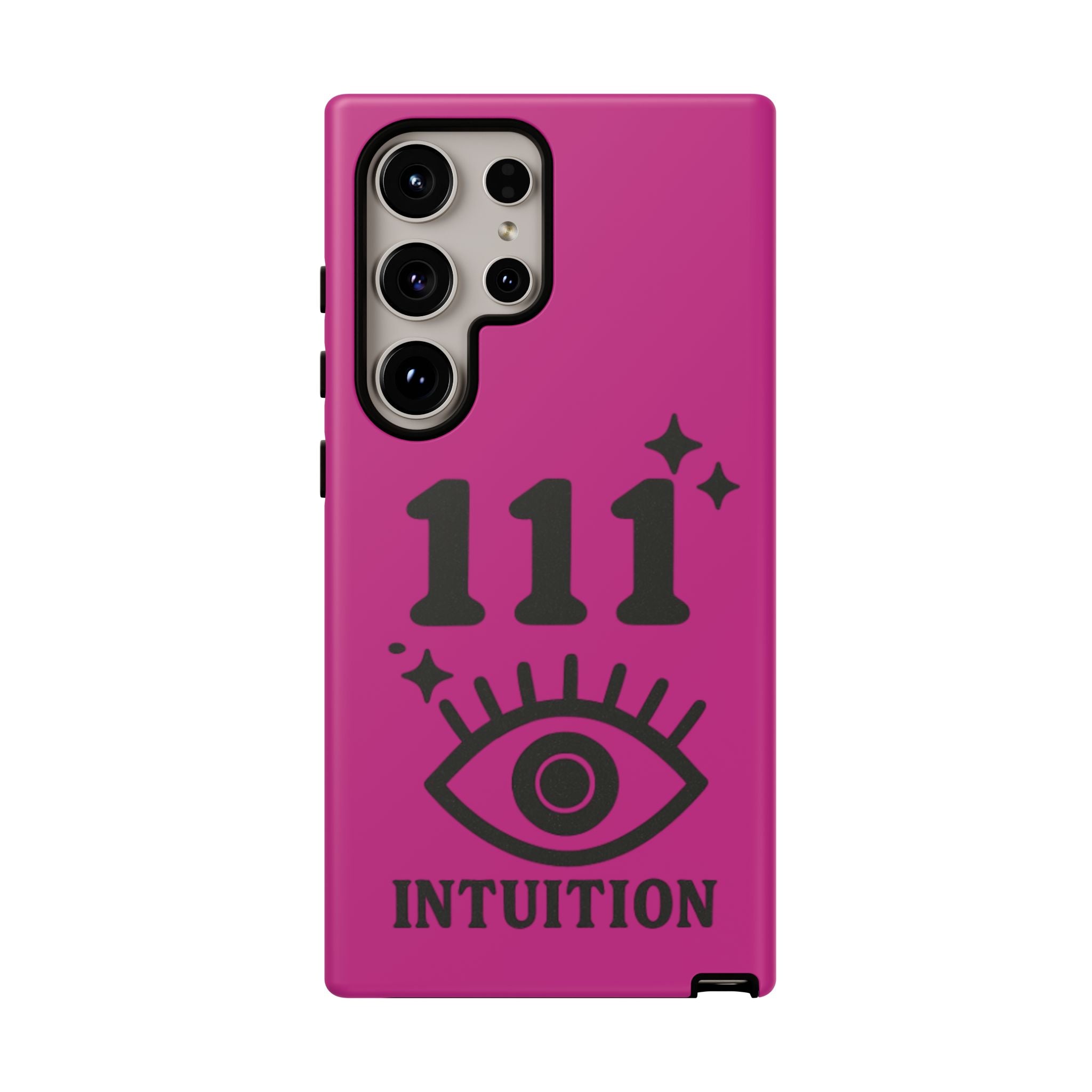 Black & Pink 111 Intuition Phone Case
