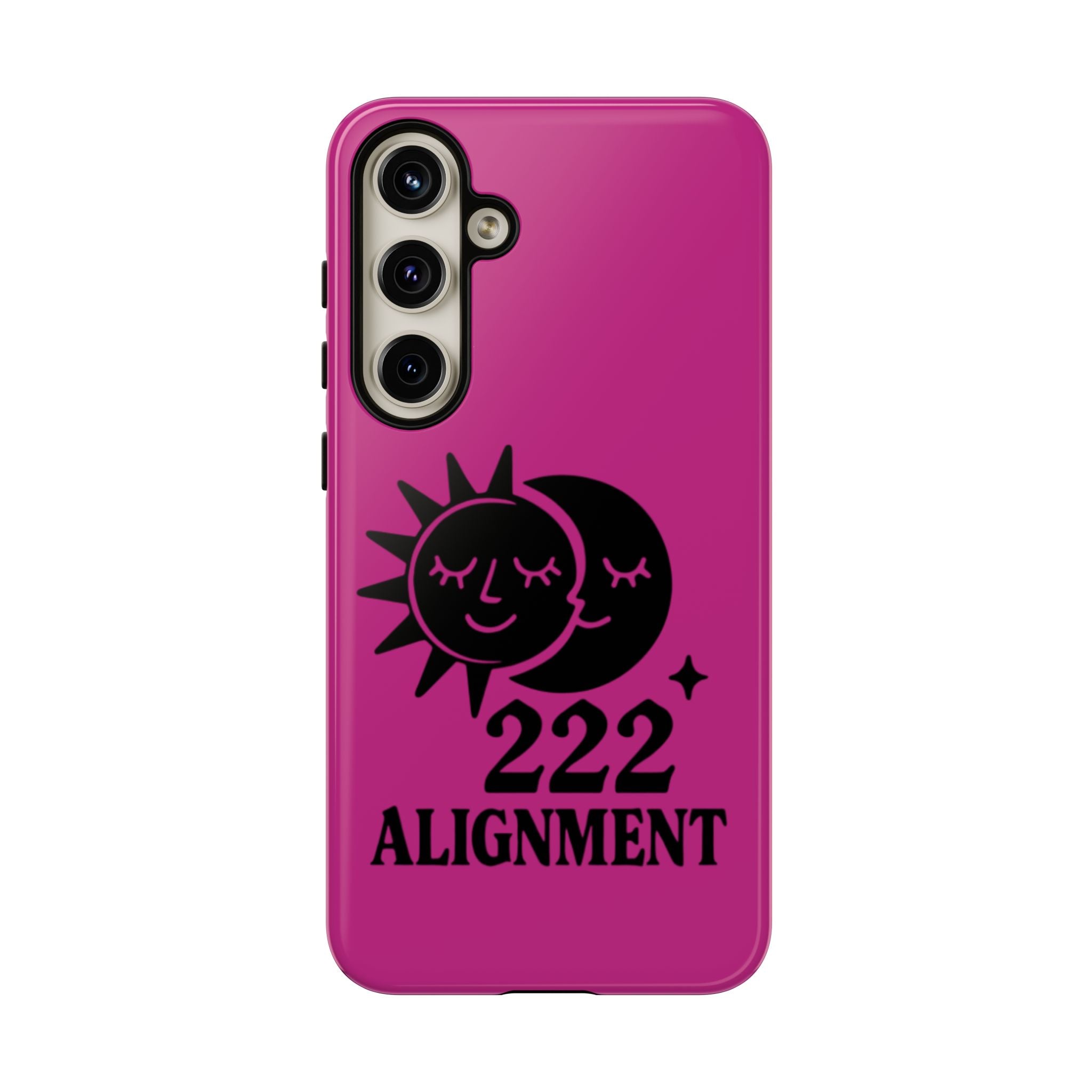 Black & Pink 222 Alignment Phone Case