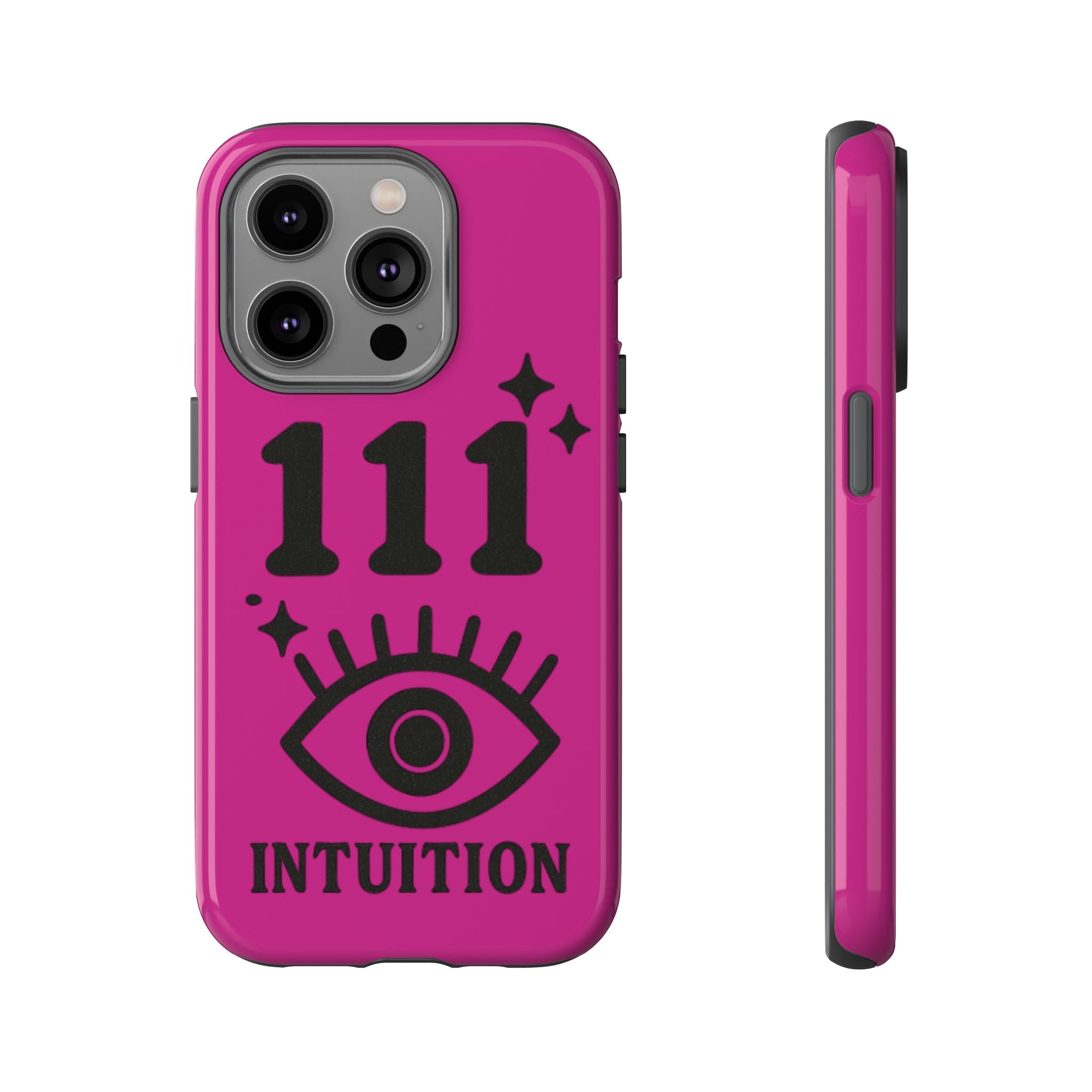 Black & Pink 111 Intuition Phone Case