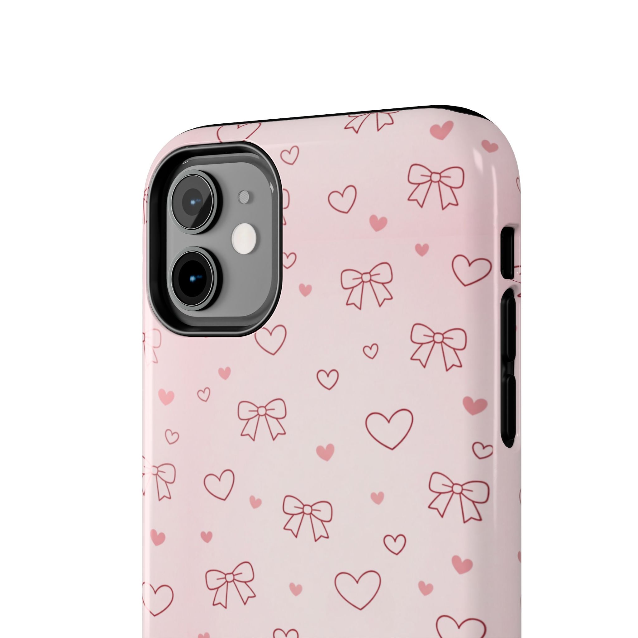 Pink Hearts & Bows Phone Case