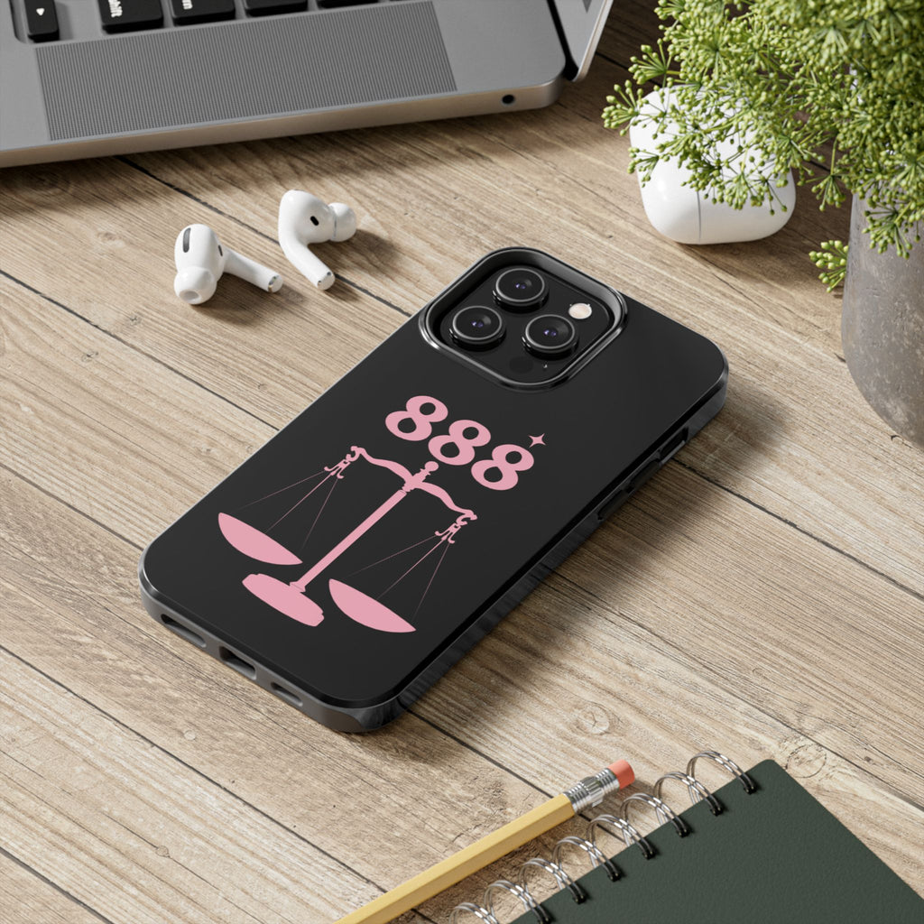 Black & Pink 888 Phone Case