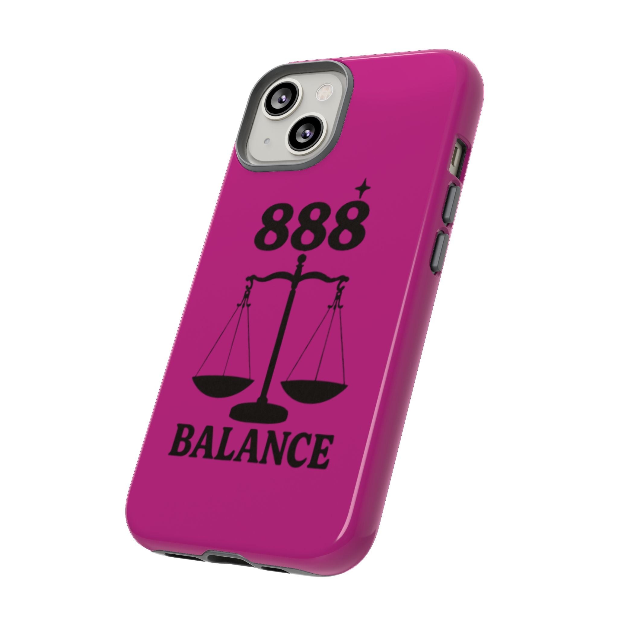 Black & Pink 888 Balance Phone Case