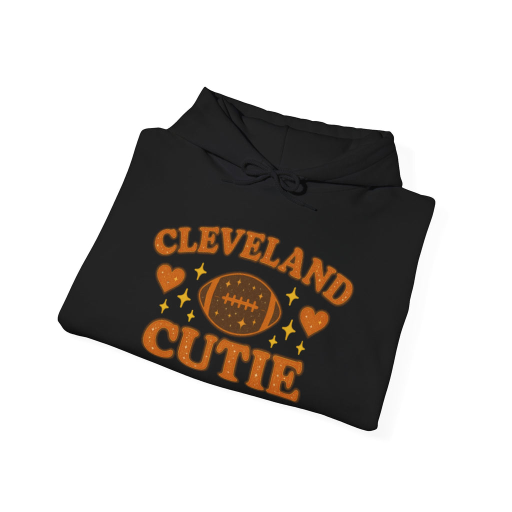 Cleveland Cutie Football Hoodie — Cute Retro Fan Pullover