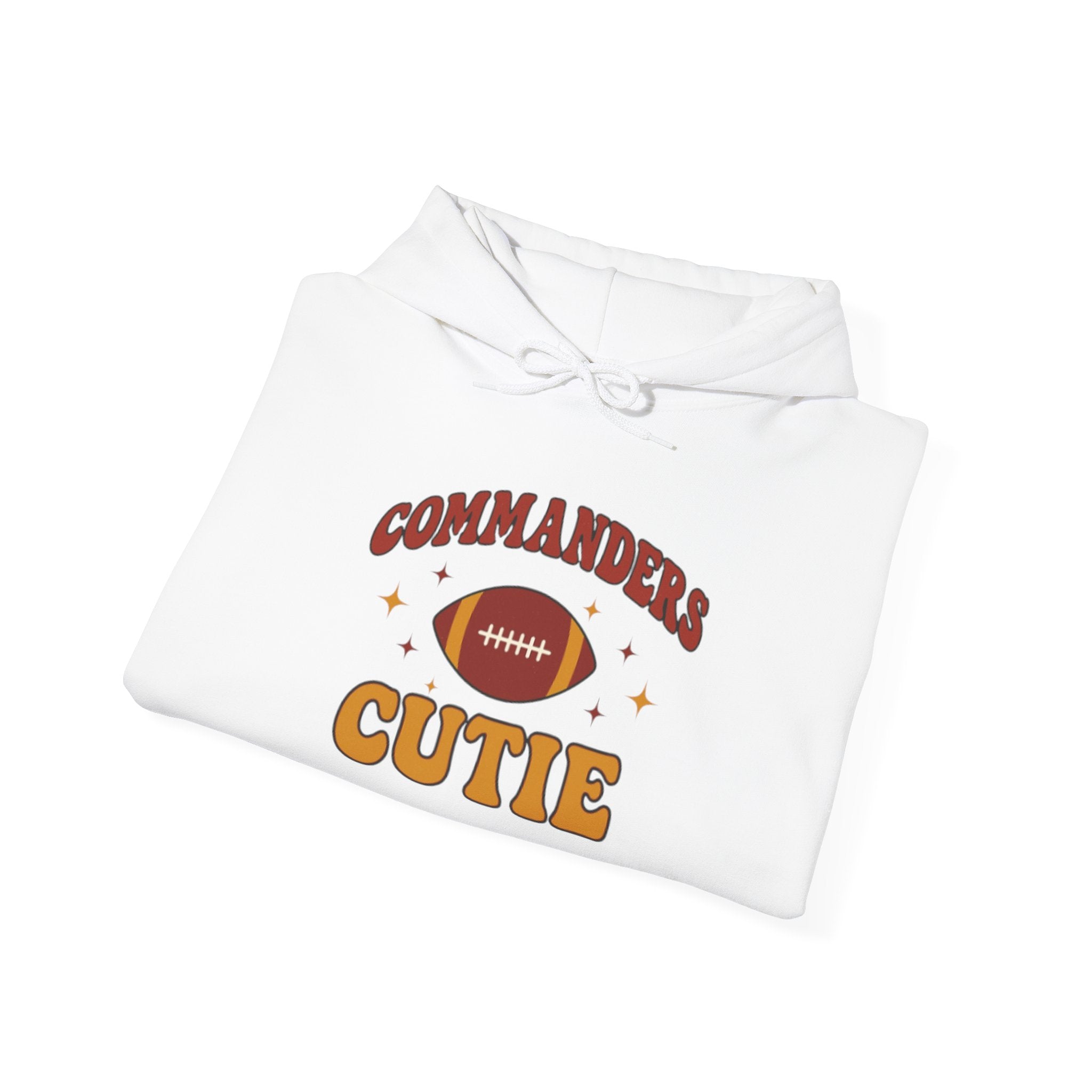 Hoodie — "Commanders Cutie" Football Graphic Pullover