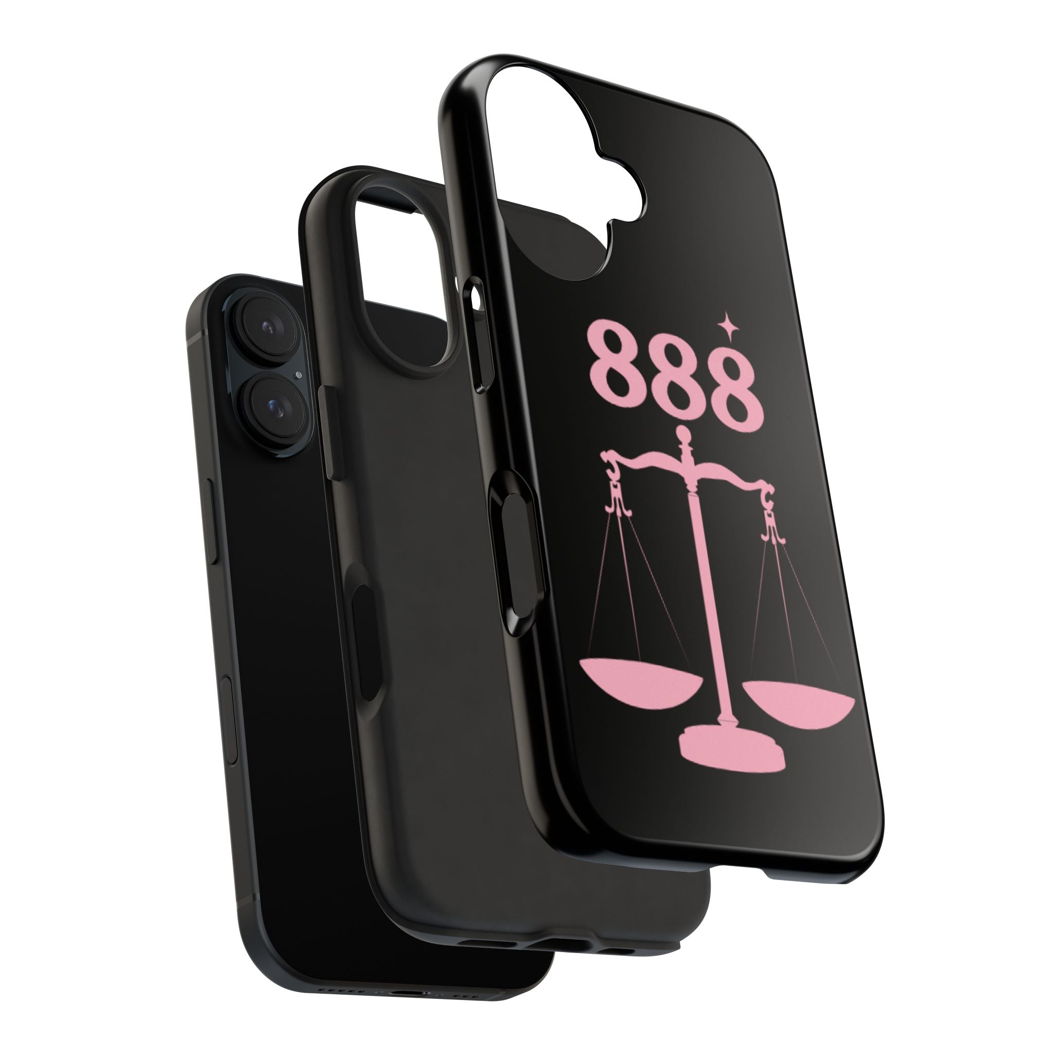 Black & Pink 888 Phone Case