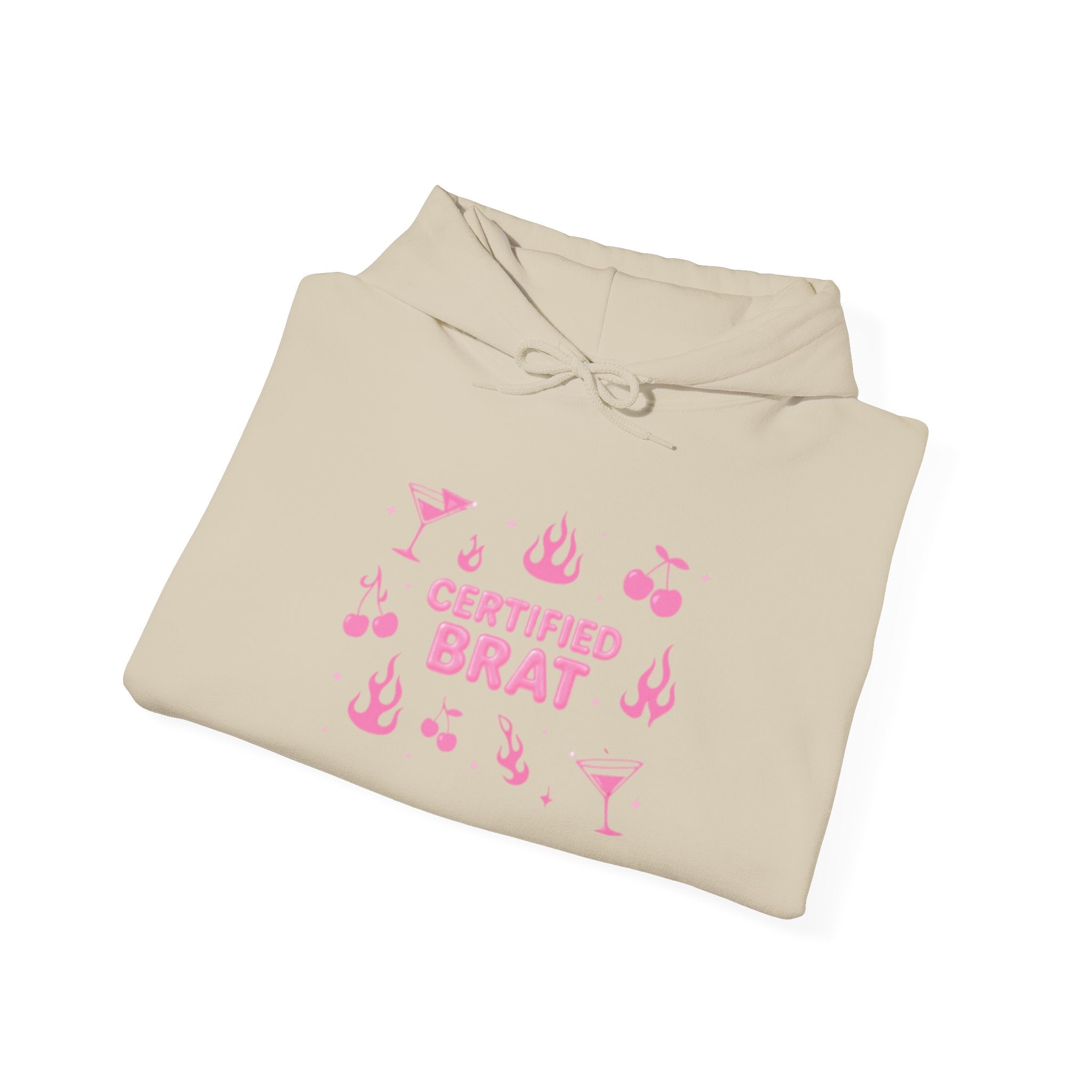 Certified Brat Pink Graphic Hoodie