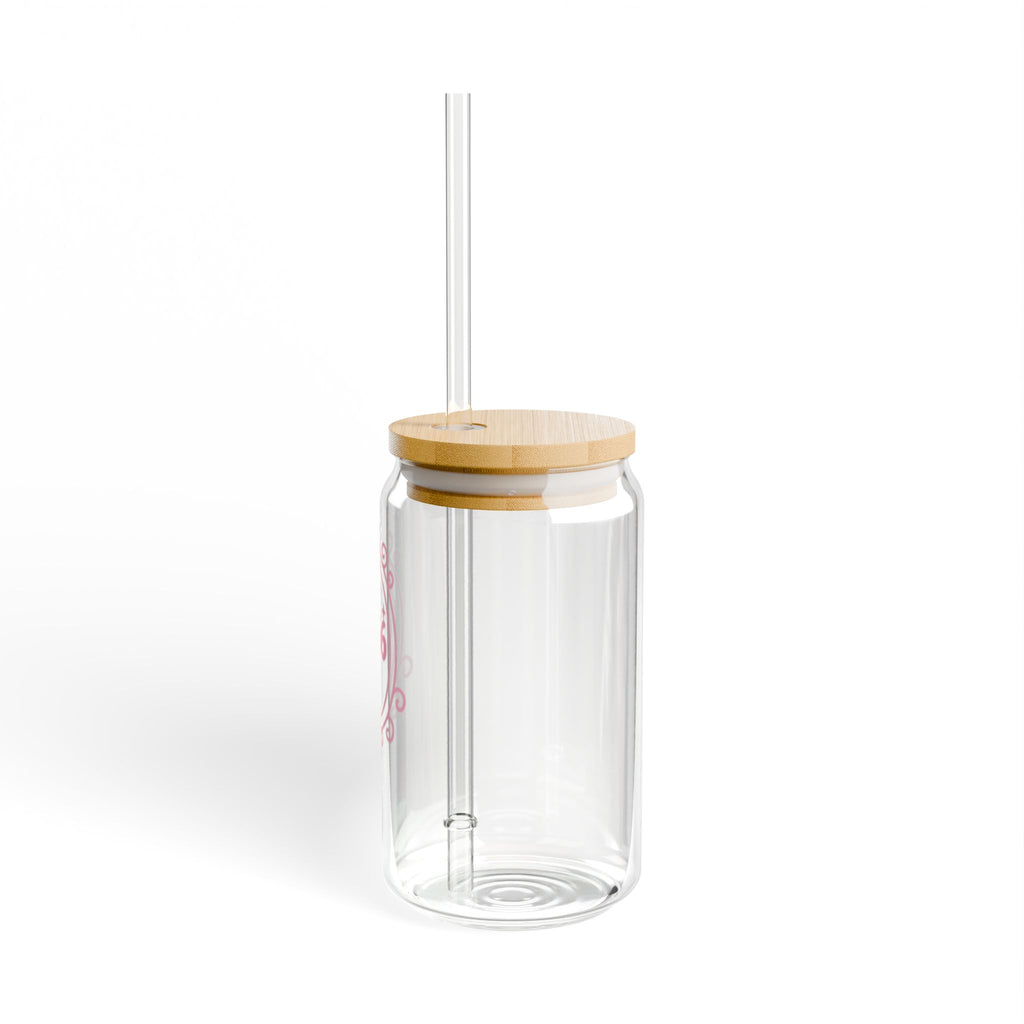 Pink Sipper Glass 666