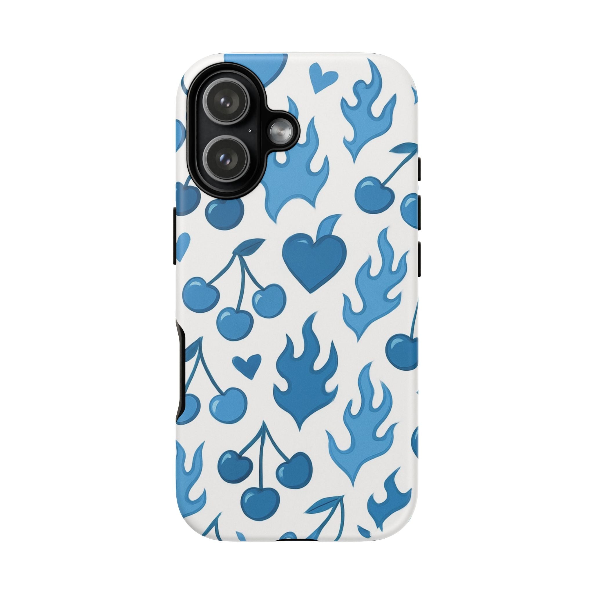 Blue Flaming Heart Phone Case
