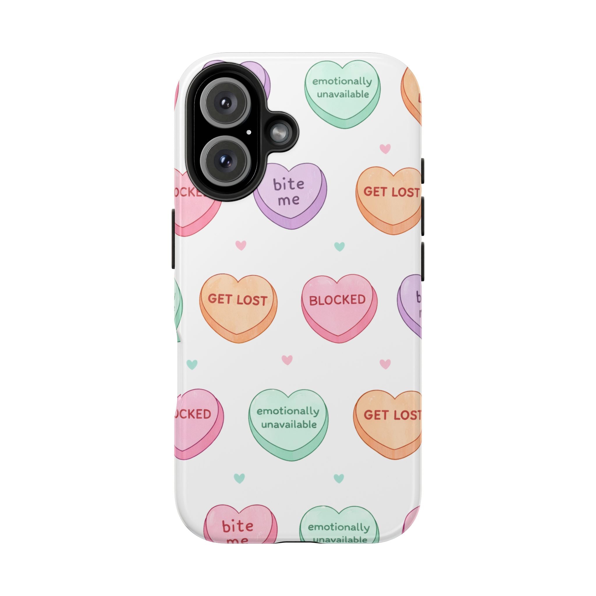 Candy Hearts Phone Case