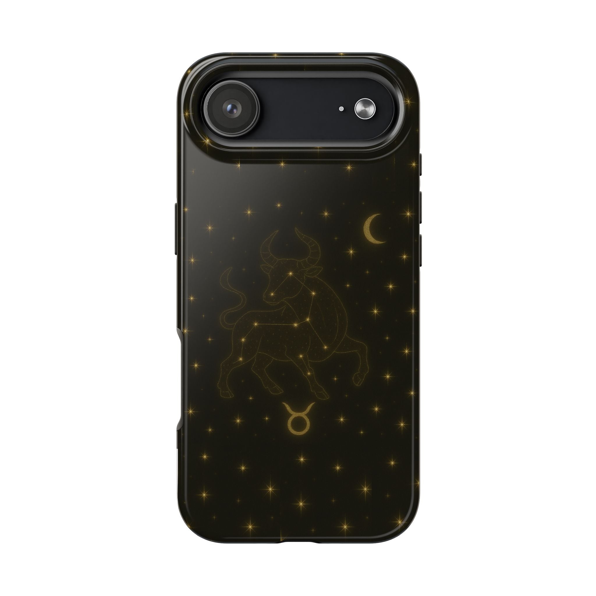 Taurus Constellation Tough Phone Case — Gold Zodiac Bull Phone Case