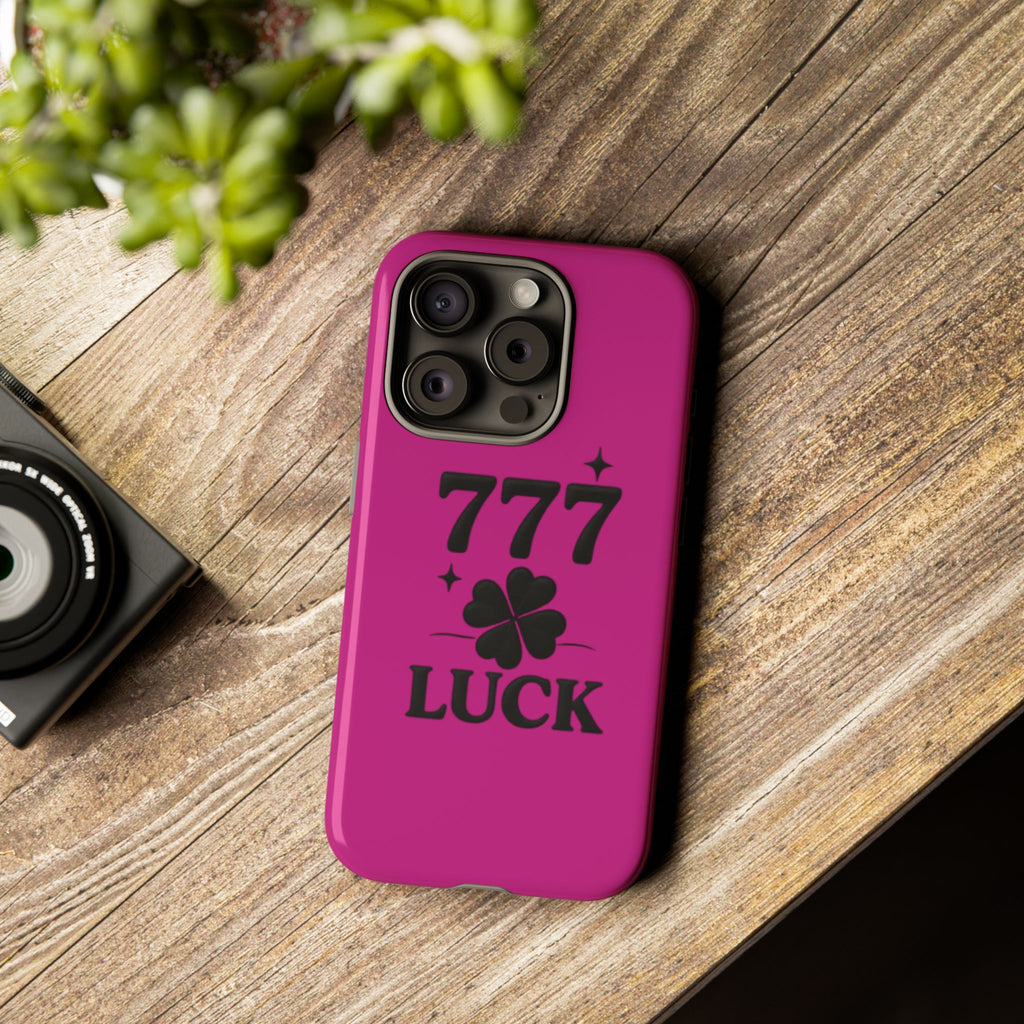 Black & Pink 777 Luck Phone Case