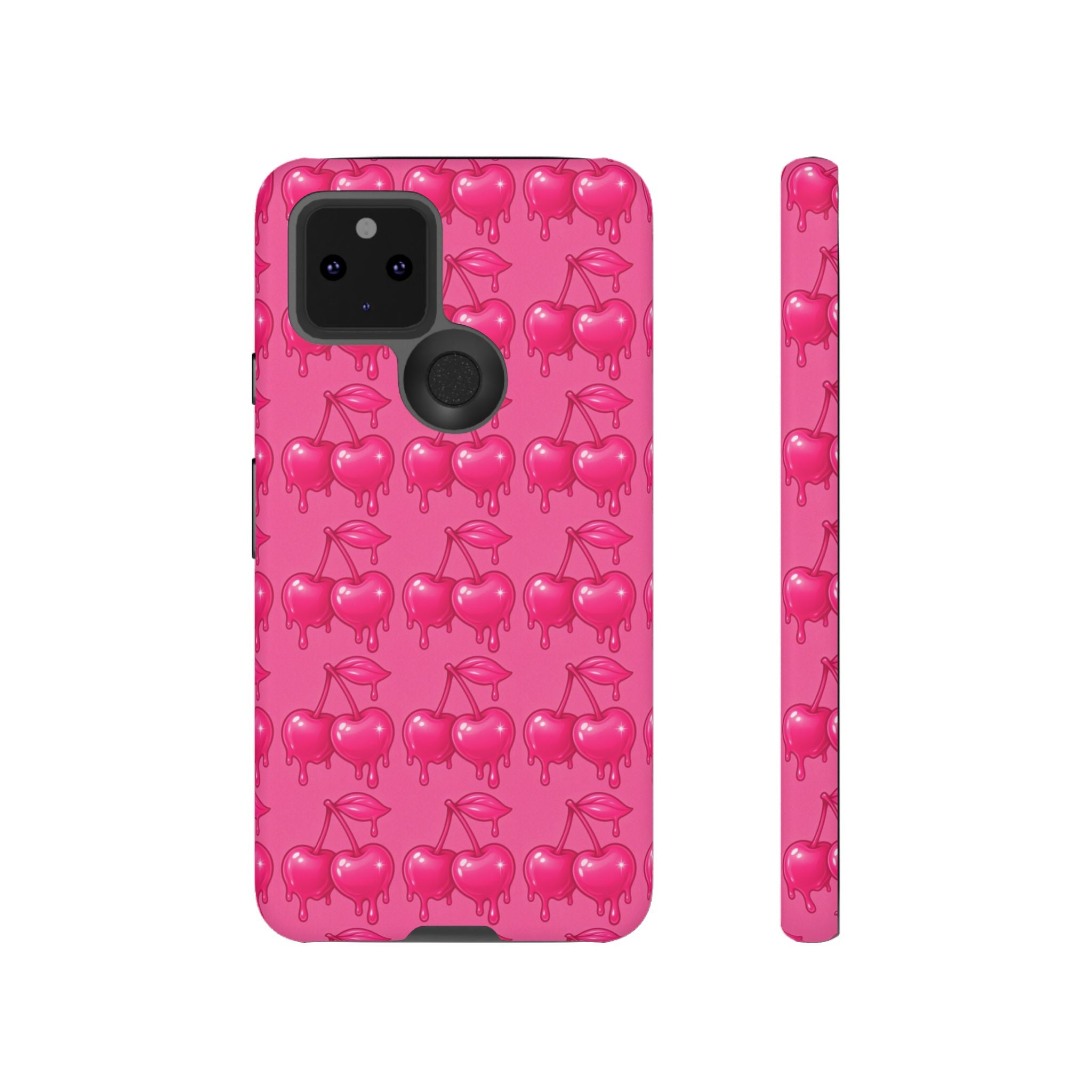 Pink Dripping Cherry Tough Phone Case