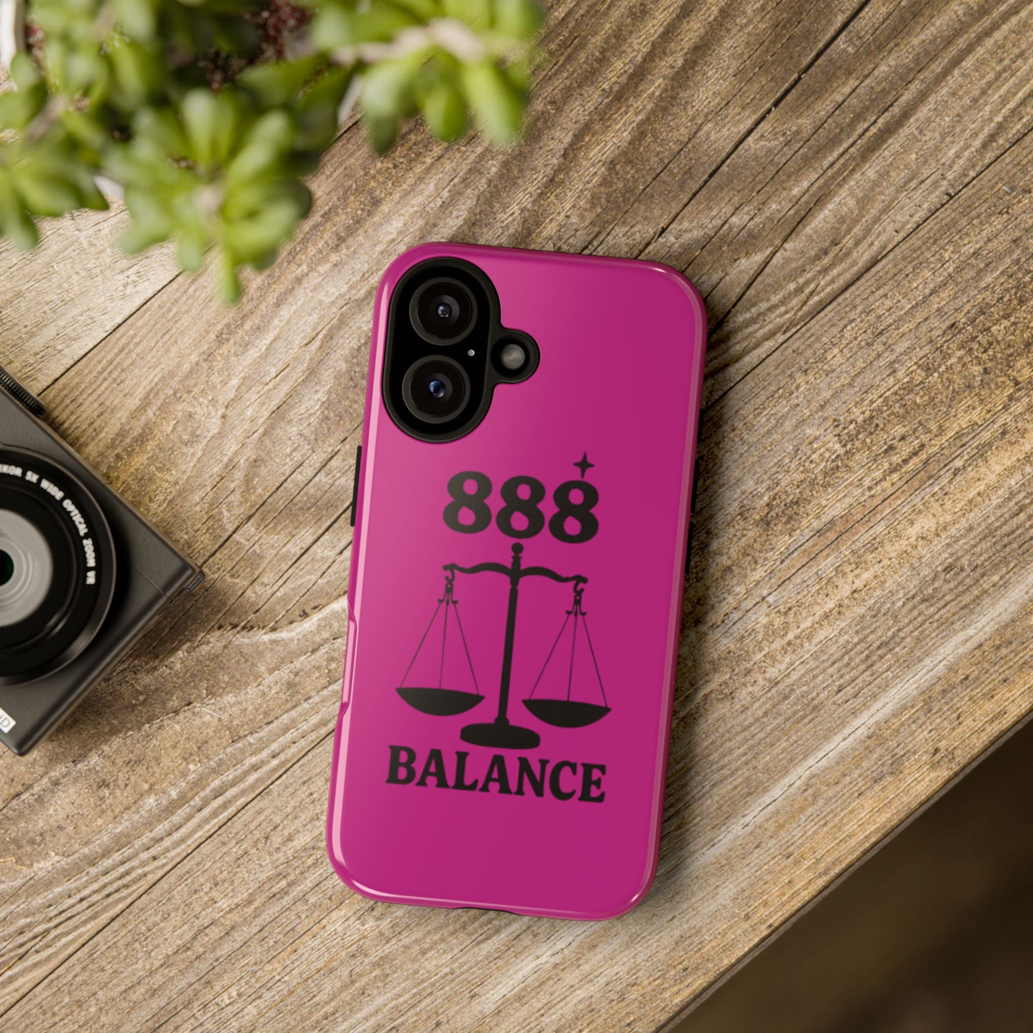 Black & Pink 888 Balance Phone Case