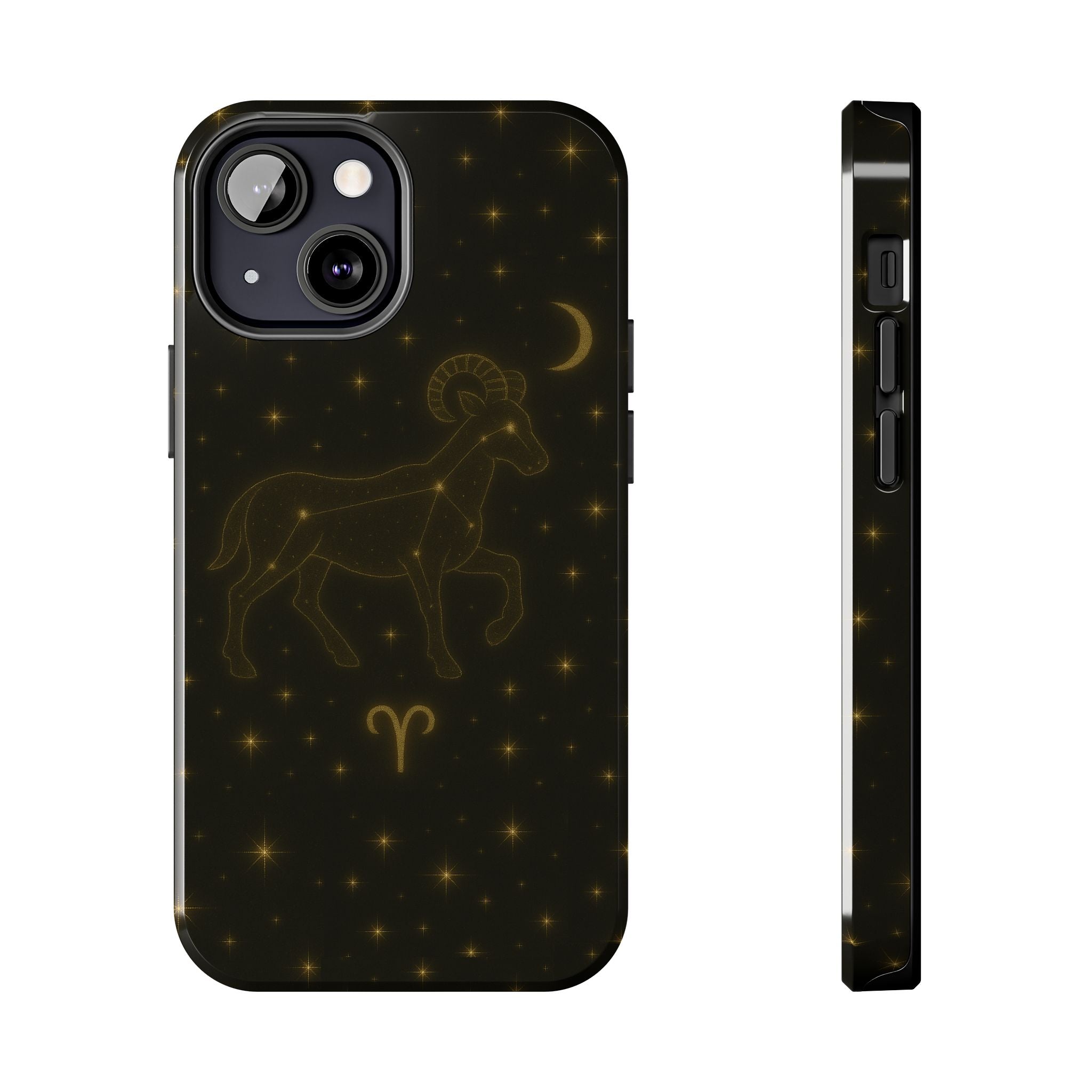 Aries Constellation Tough Phone Case — Zodiac Ram Star Map Design