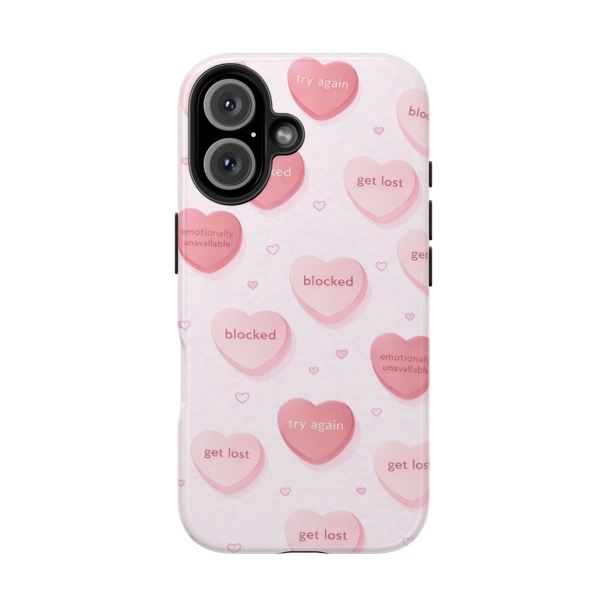 Non-Conversation Hearts Phone Case