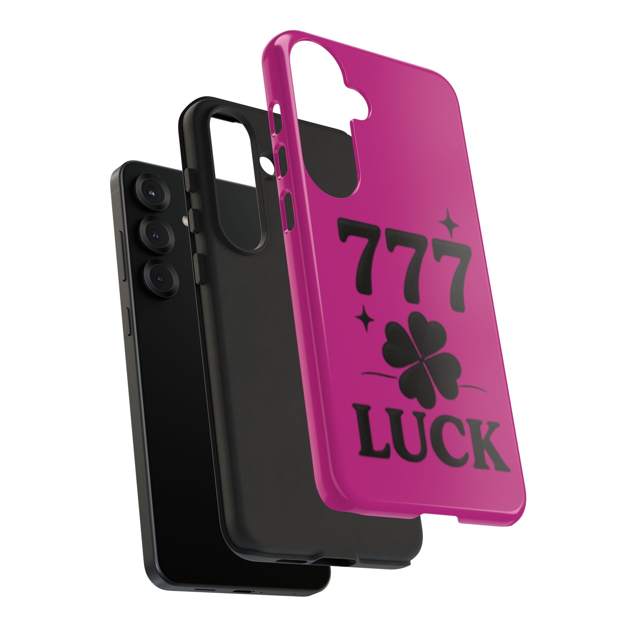 Black & Pink 777 Luck Phone Case