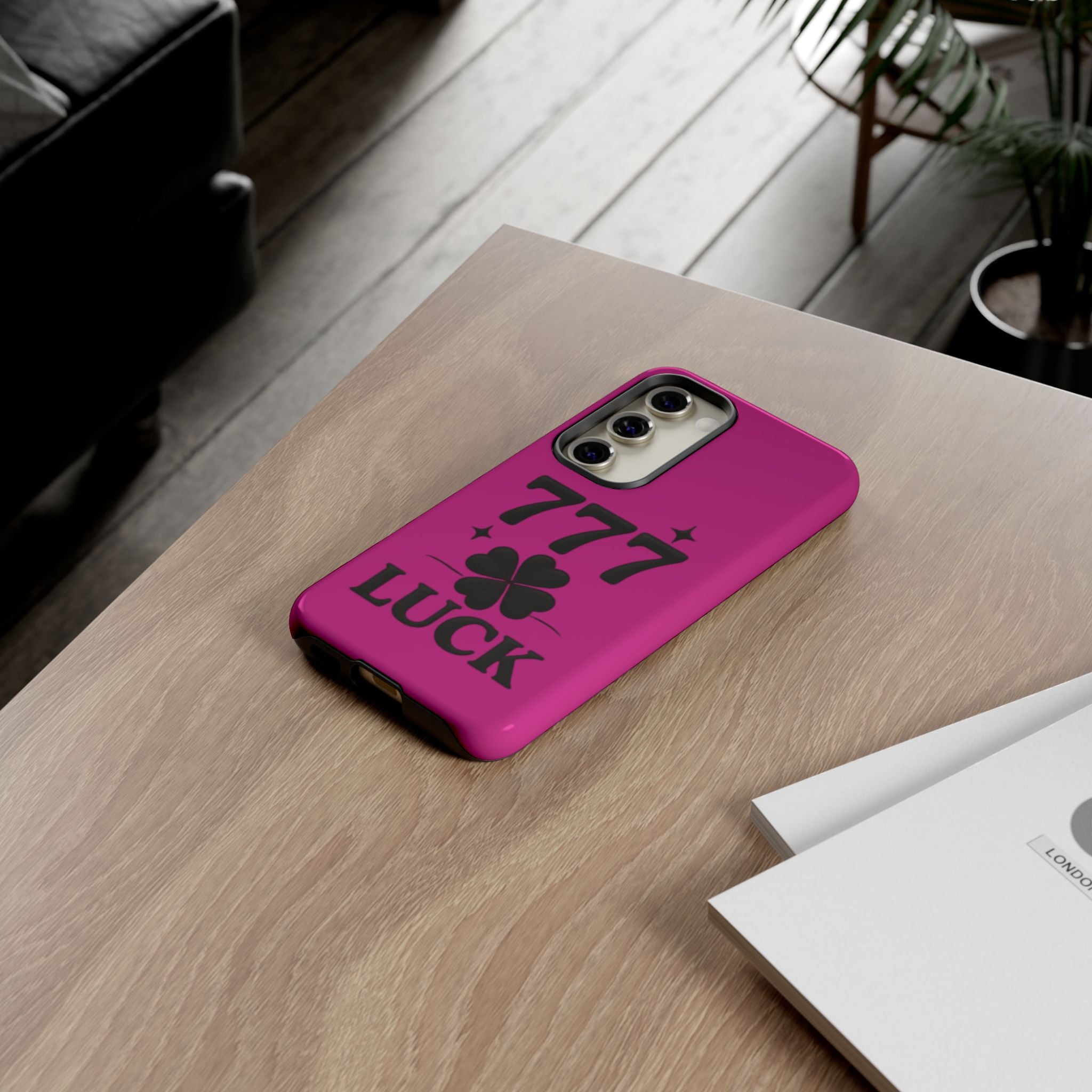 Black & Pink 777 Luck Phone Case