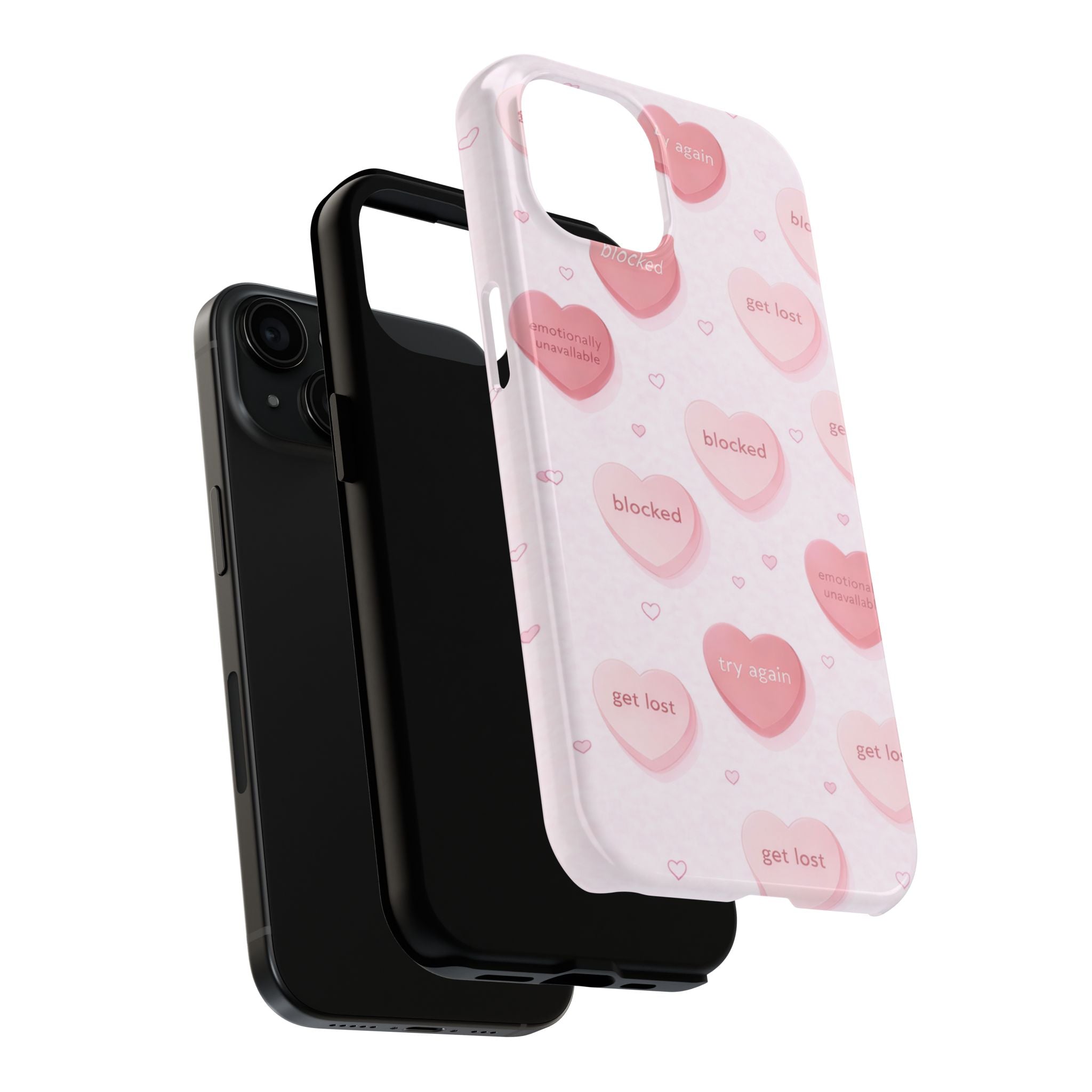 Non-Conversation Hearts Phone Case