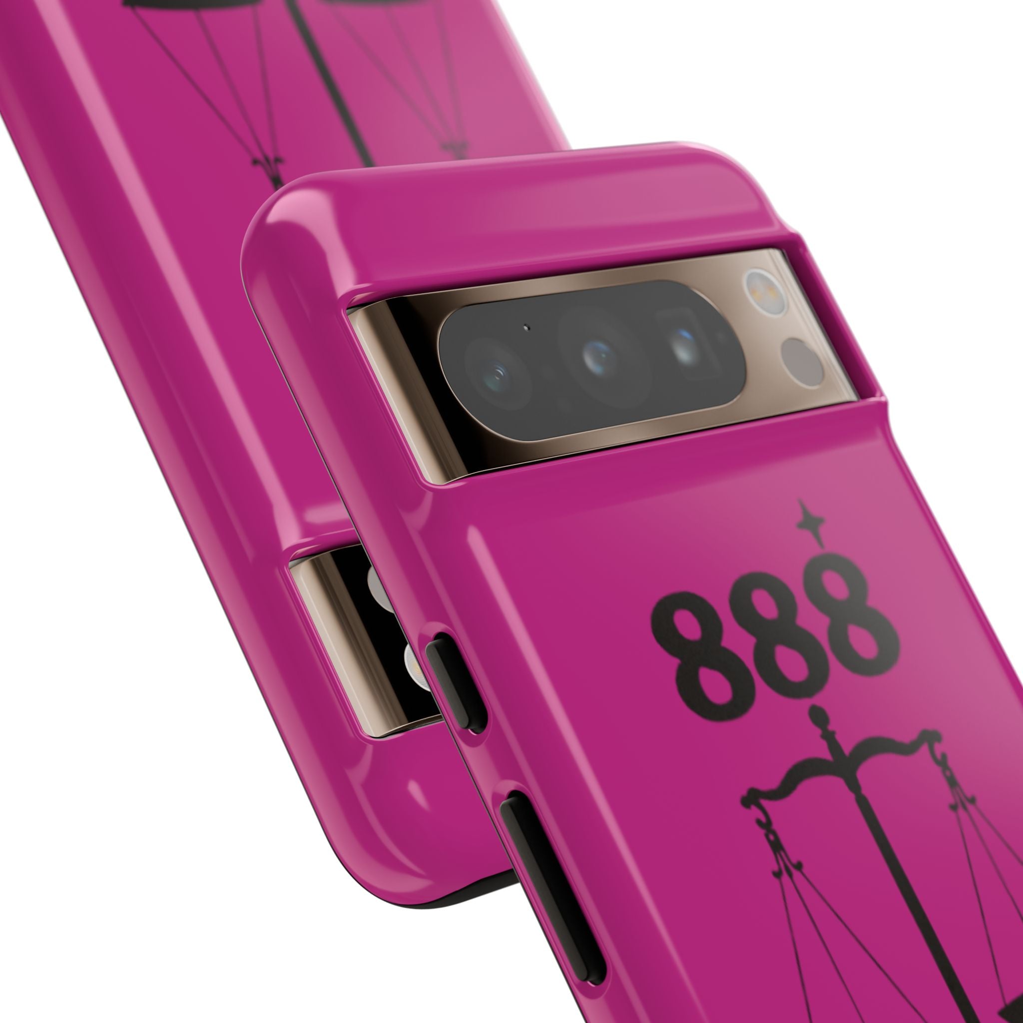 Black & Pink 888 Balance Phone Case