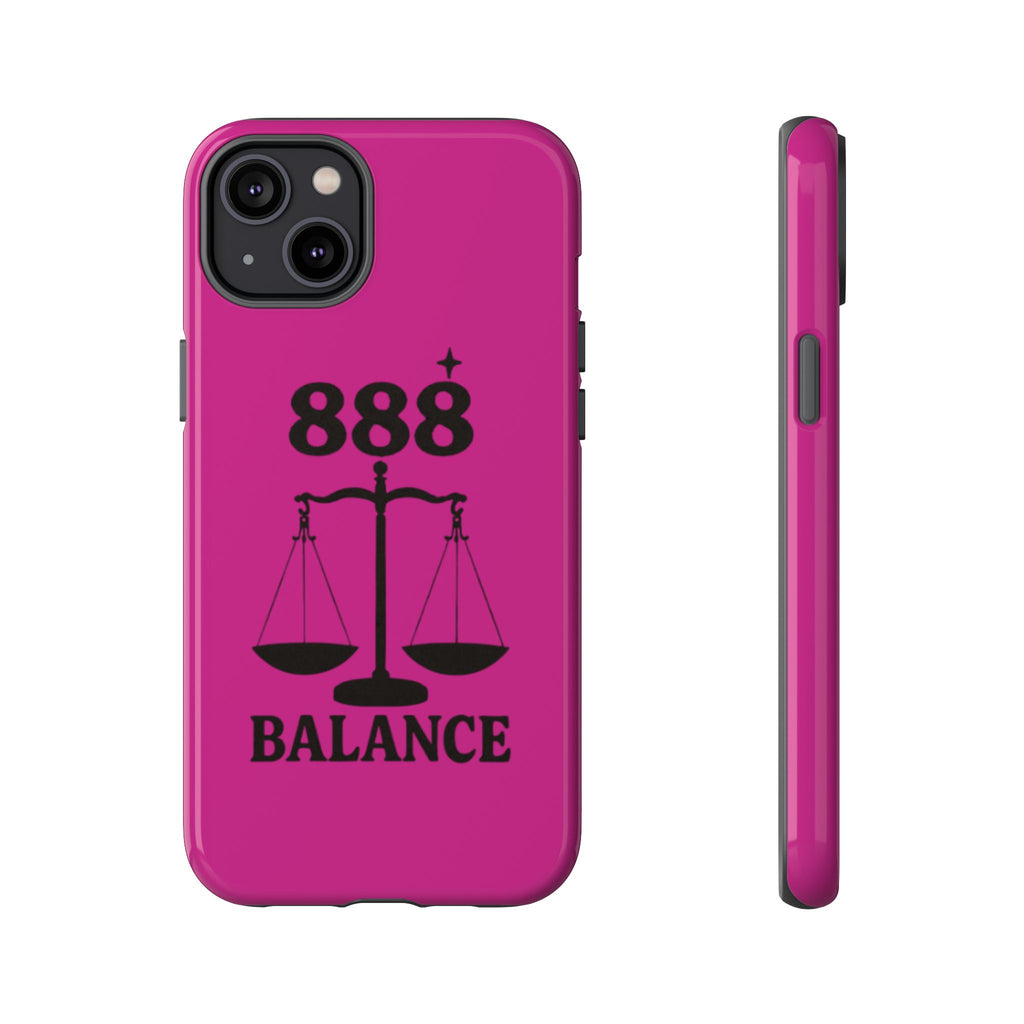 Black & Pink 888 Balance Phone Case