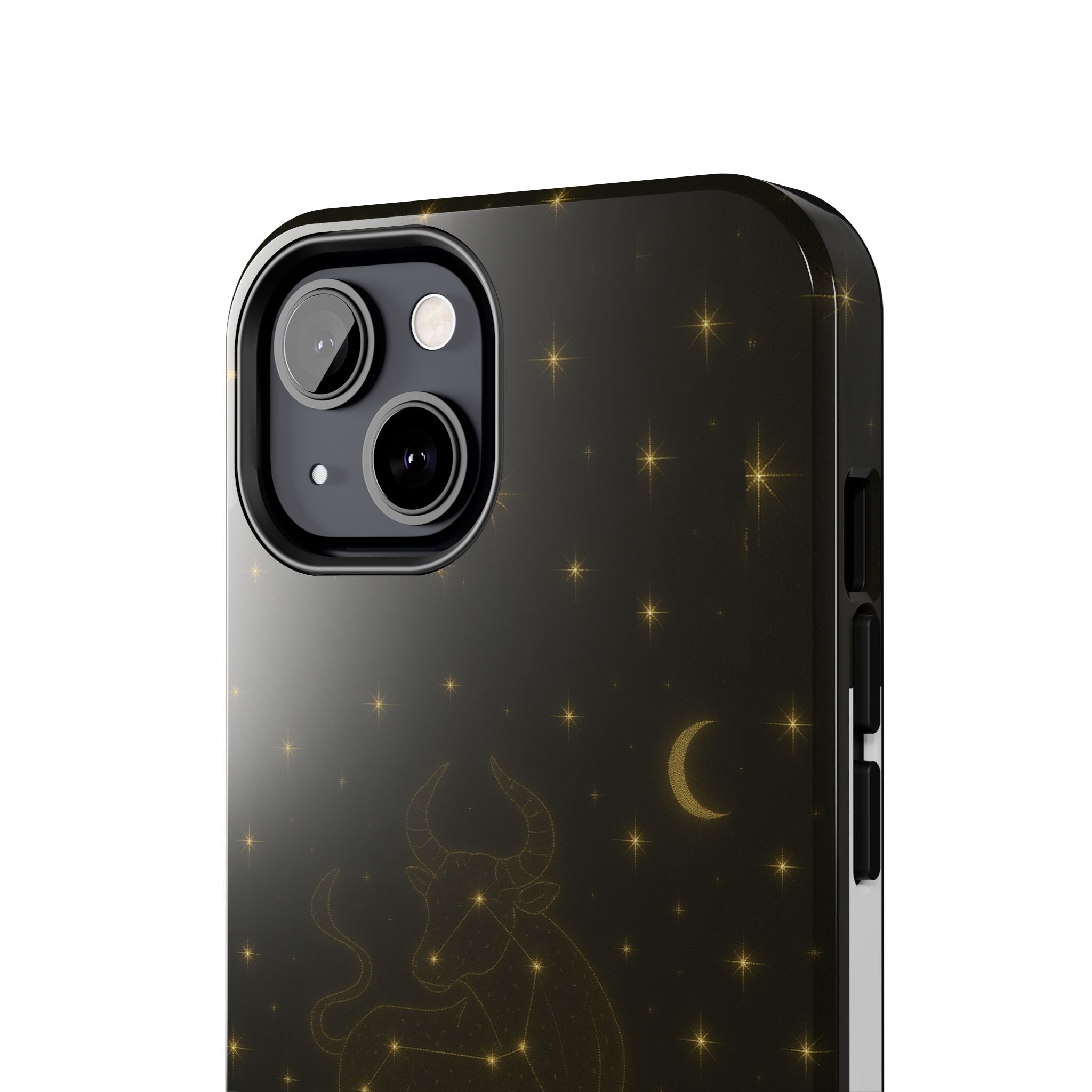 Taurus Constellation Tough Phone Case — Gold Zodiac Bull Phone Case