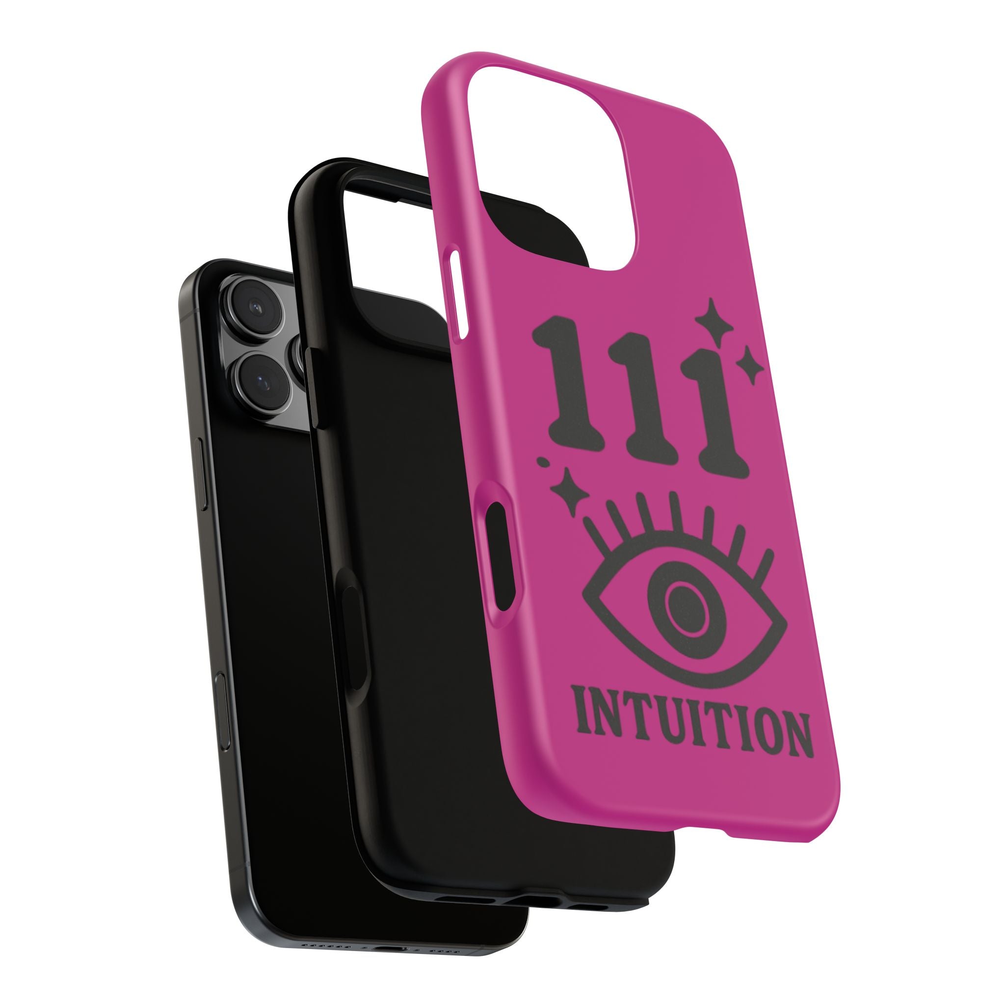 Black & Pink 111 Intuition Phone Case