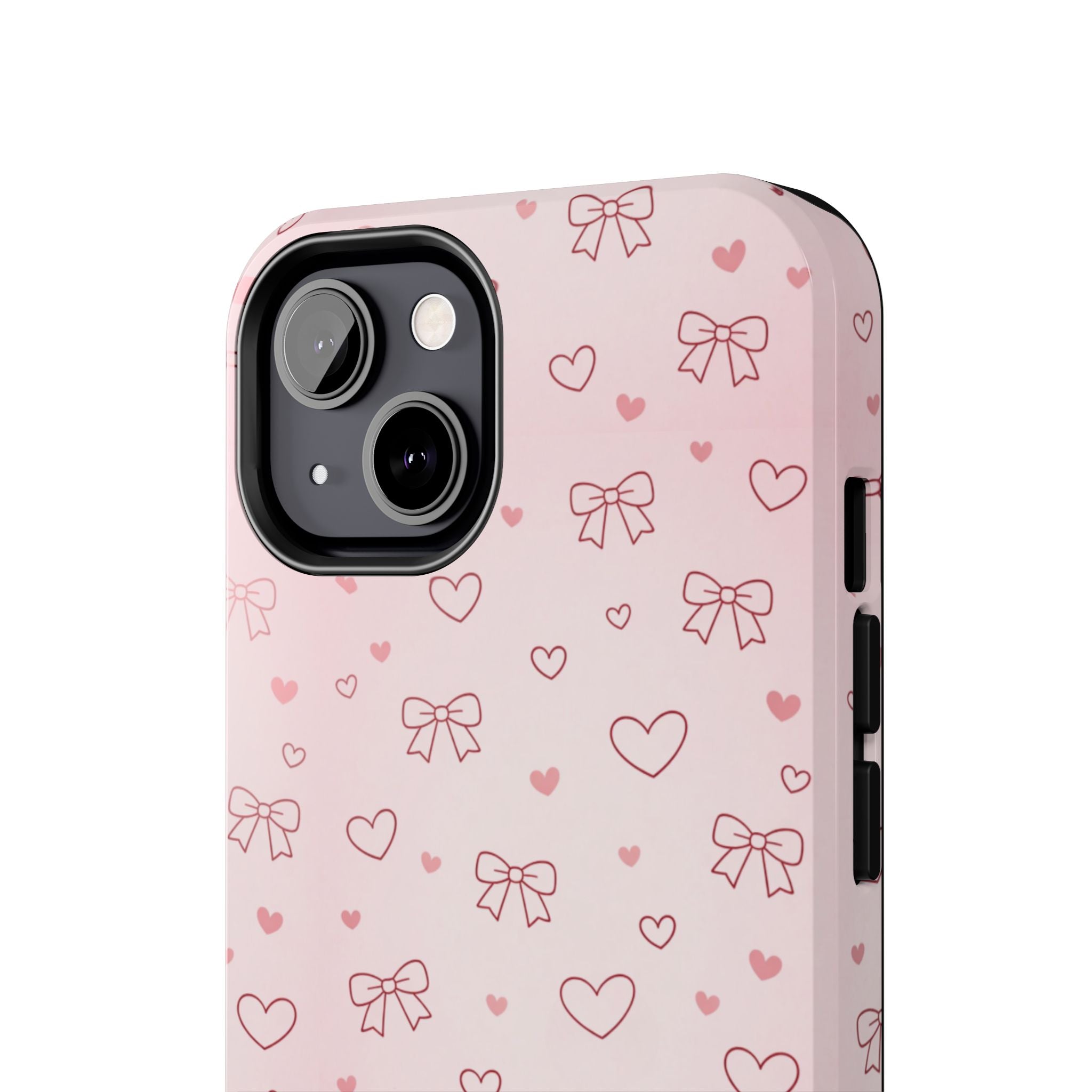 Pink Hearts & Bows Phone Case