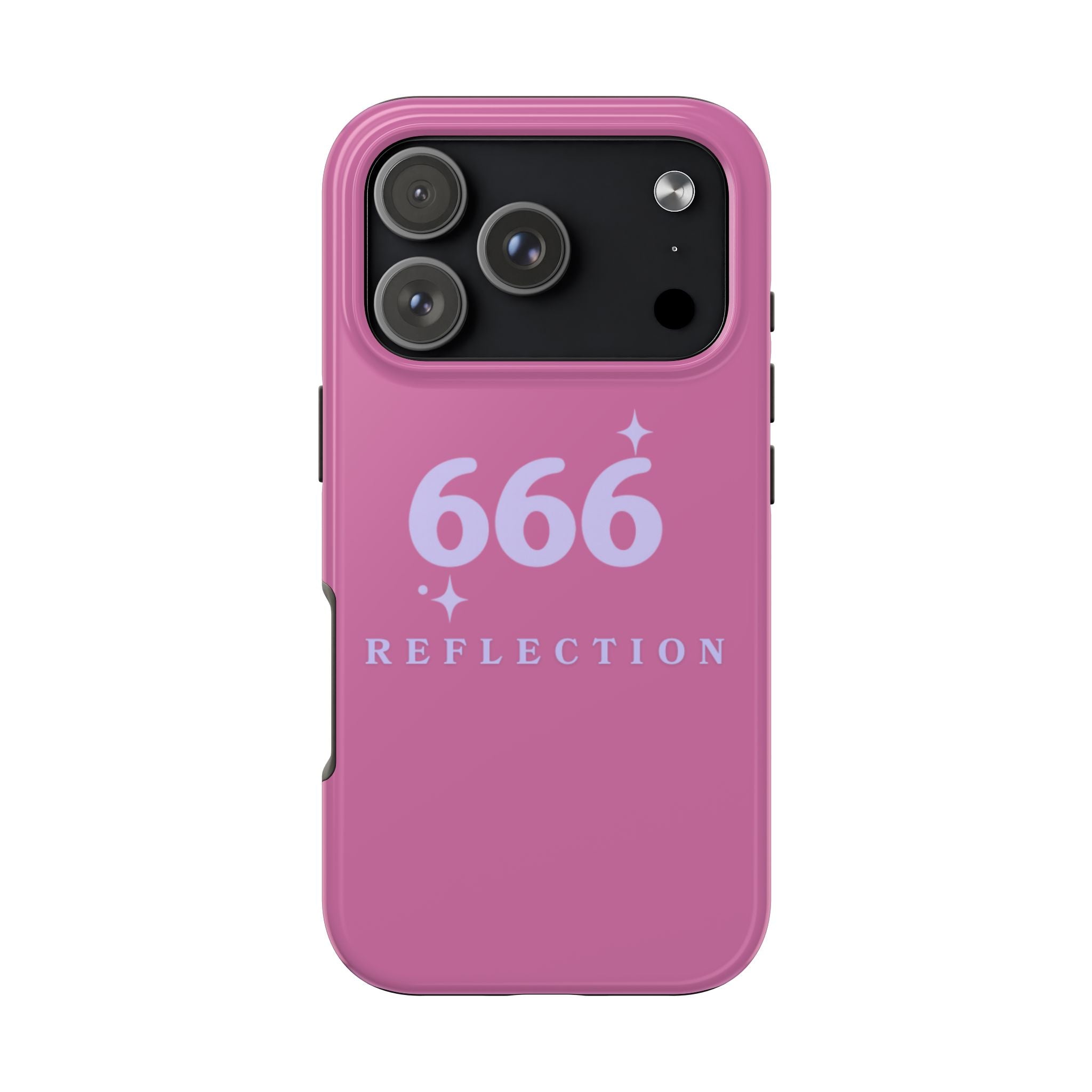Pink & Purple 666 Reflection Phone Case
