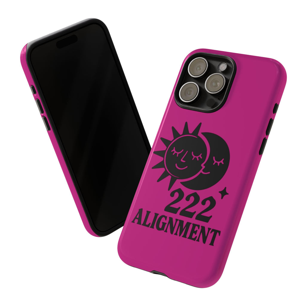 Black & Pink 222 Alignment Phone Case